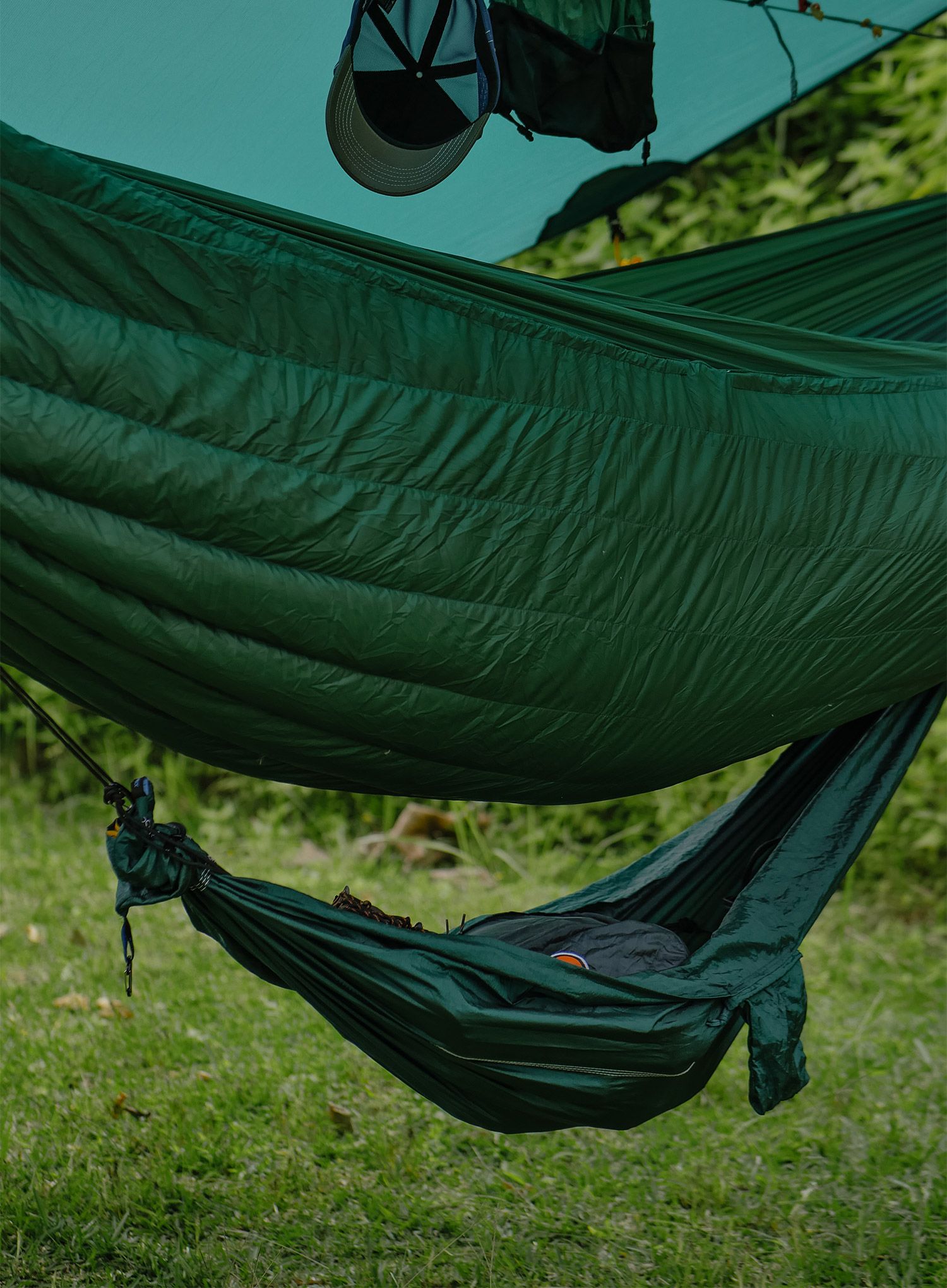 Hamakas Ticket To The Moon Mini Hammock - emerald green