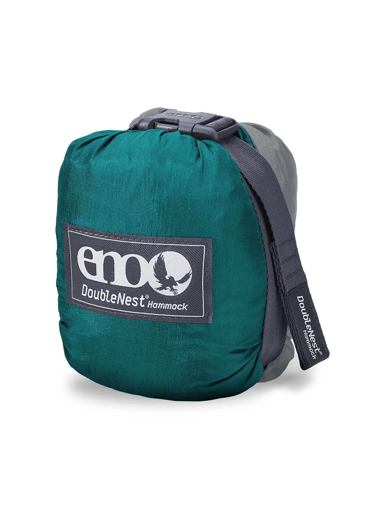 Turistinis hamakas ENO DoubleNest Hammock - seafoam/grey