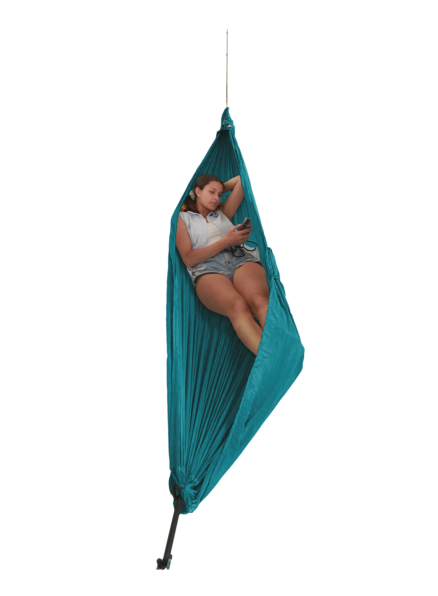 Turistinis hamakas Ticket To The Moon Compact Hammock - aqua
