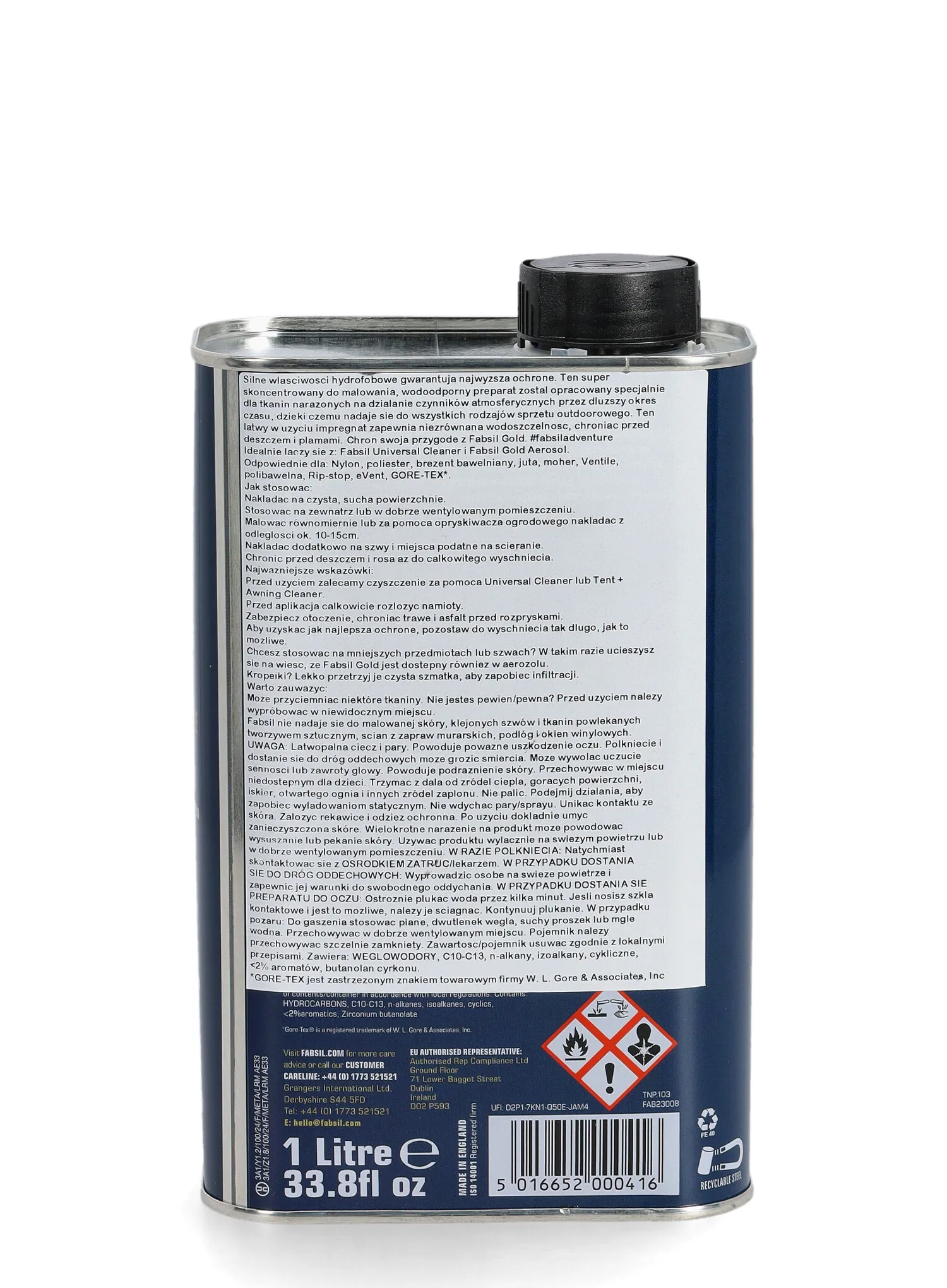 Palapinių impregnantas Grangers Fabsil Universal Protector Gold 1000 ml
