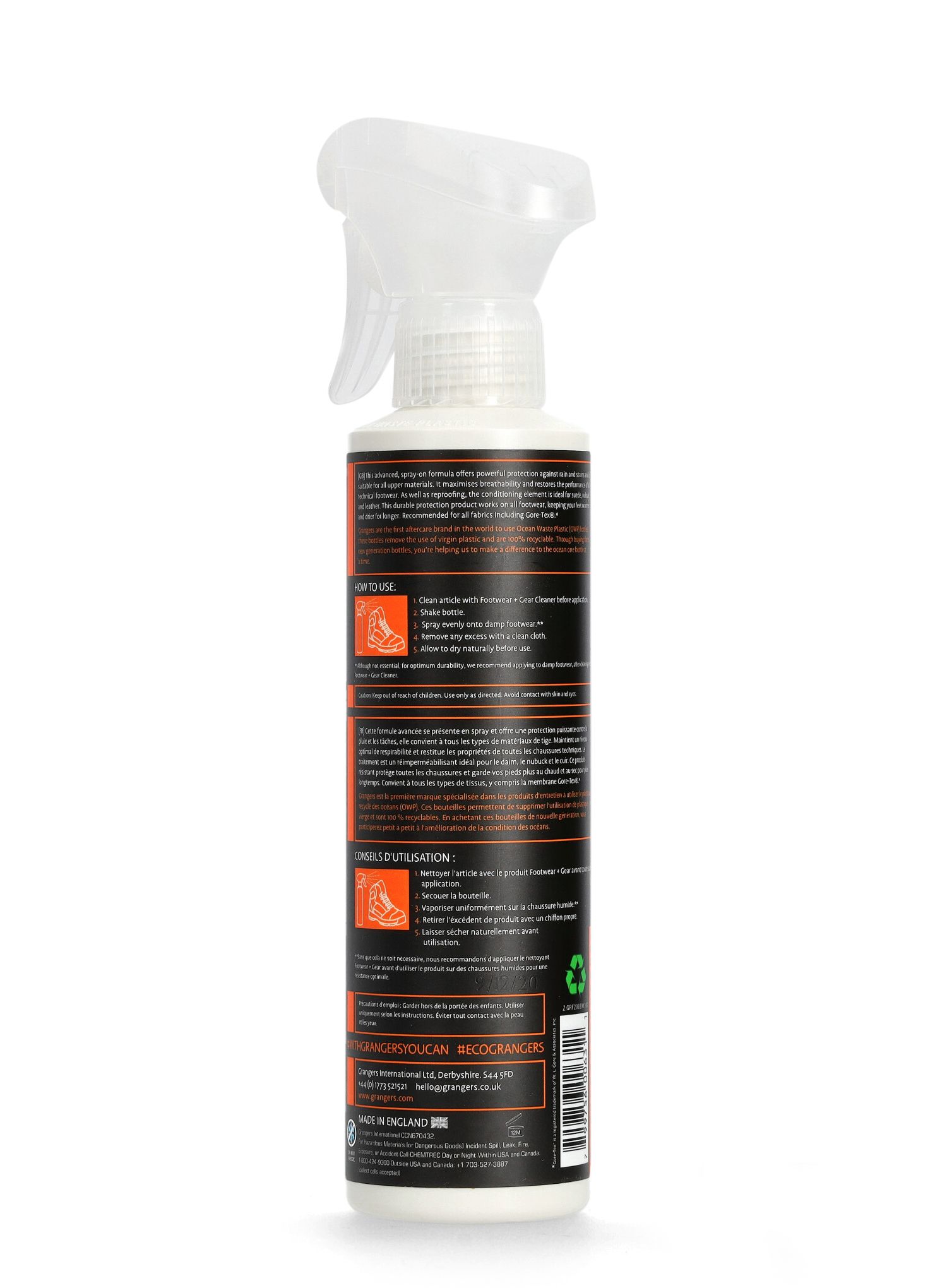 Batų impregnantas Grangers Footwear Repel Plus 275 ml