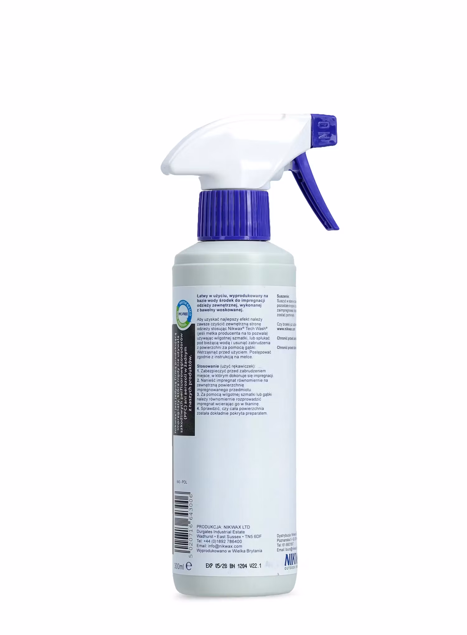 Drabužių impregnantas Nikwax Wax Cotton Proof 300ml