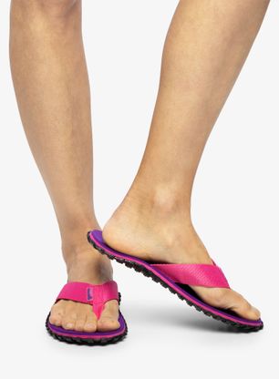 Baseino šlepetės moterims Gumbies Duckbill Flip-Flops - purple/purple