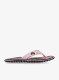 Baseino šlepetės moterims Gumbies Islander Flip-Flops - palm leaf pink