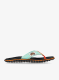 Baseino šlepetės moterims Gumbies Islander Flip-Flops - tricolor black