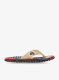 Šlepetės per pirštą Gumbies Islander Flip-Flops - denim hibiscus