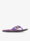 Šlepetės per pirštą Gumbies Islander Flip-Flops - purple signature