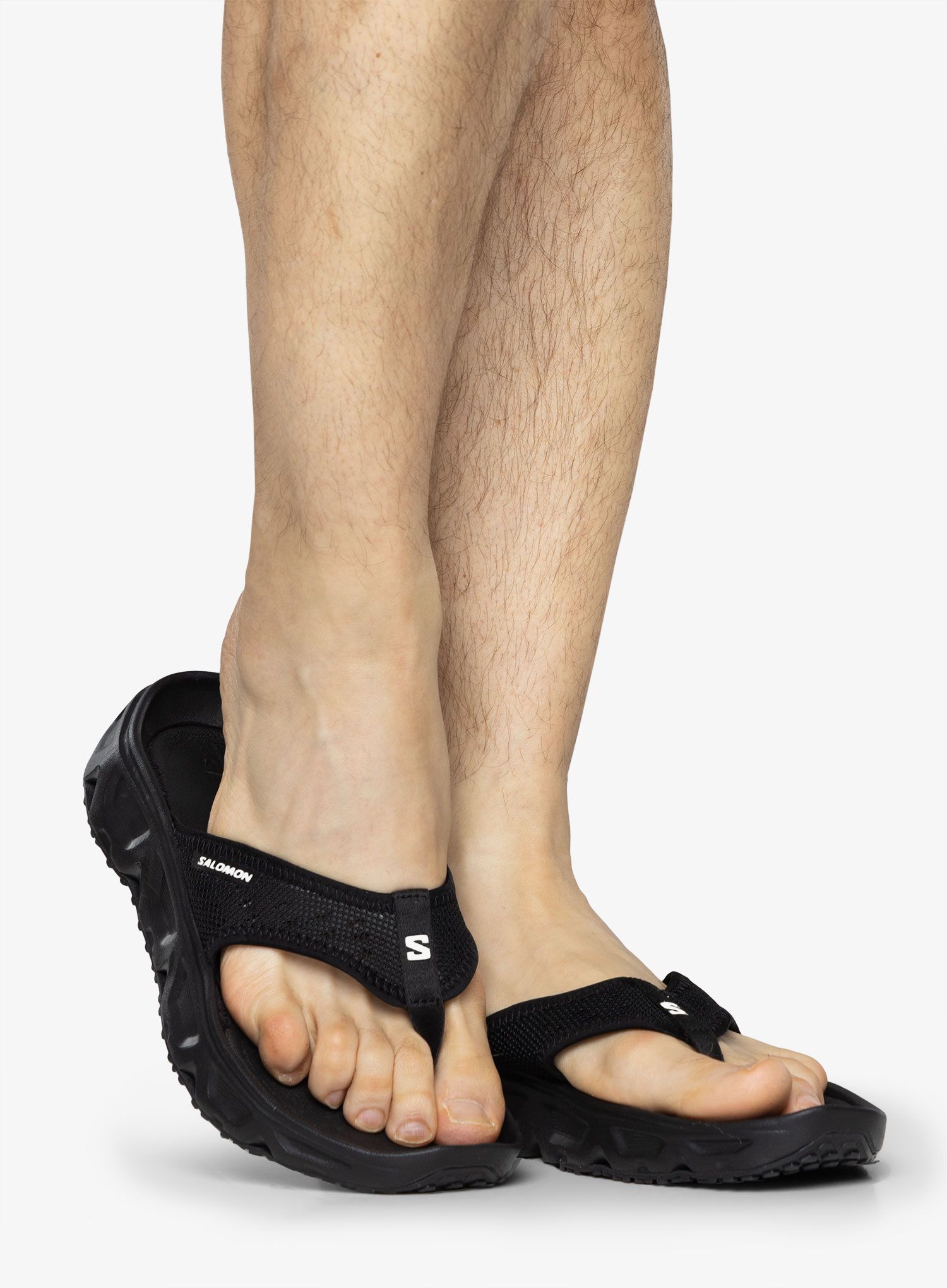 Šlepetės per pirštą Salomon Reelax Break 6.0 - black/black/alloy