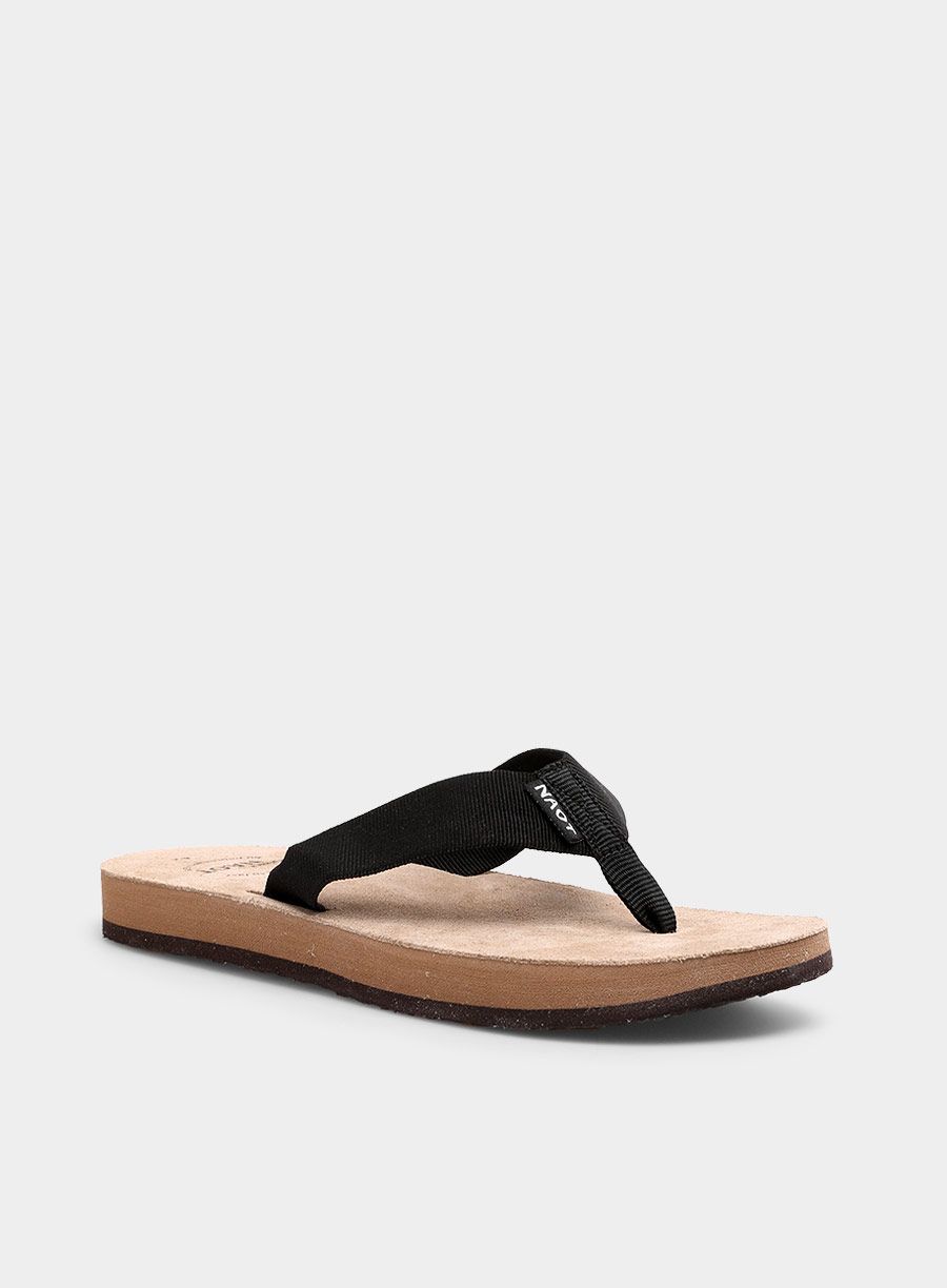 Šlepetės per pirštą Source Island - solid black