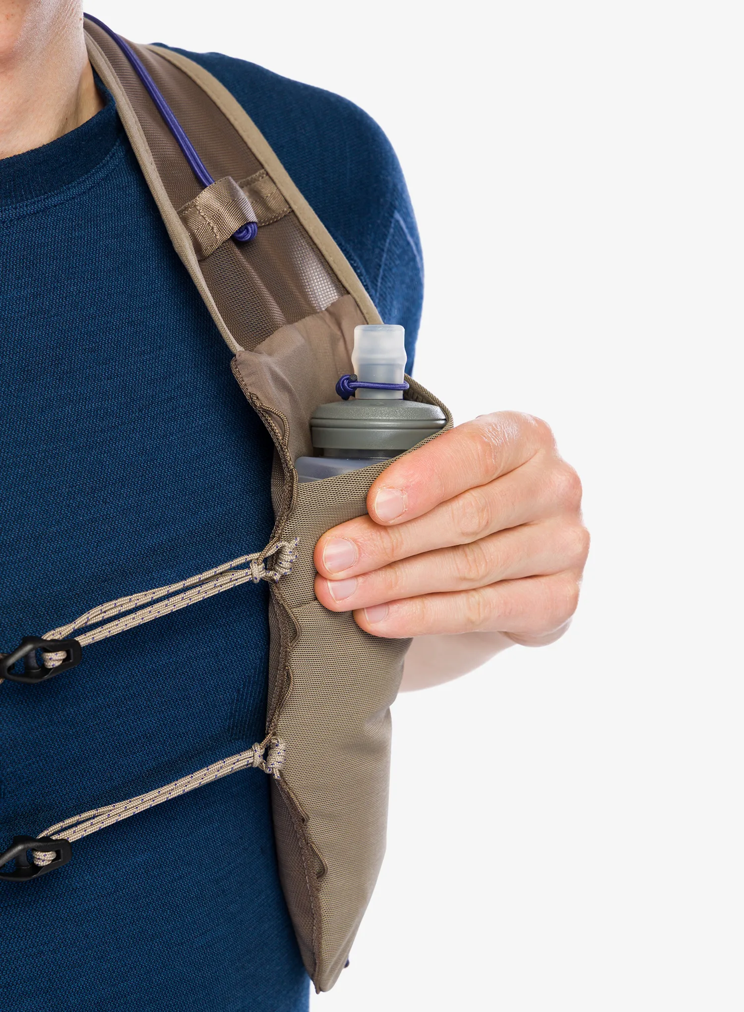 Bėgimo liemenė Patagonia Slope Runner Vest - seabird grey