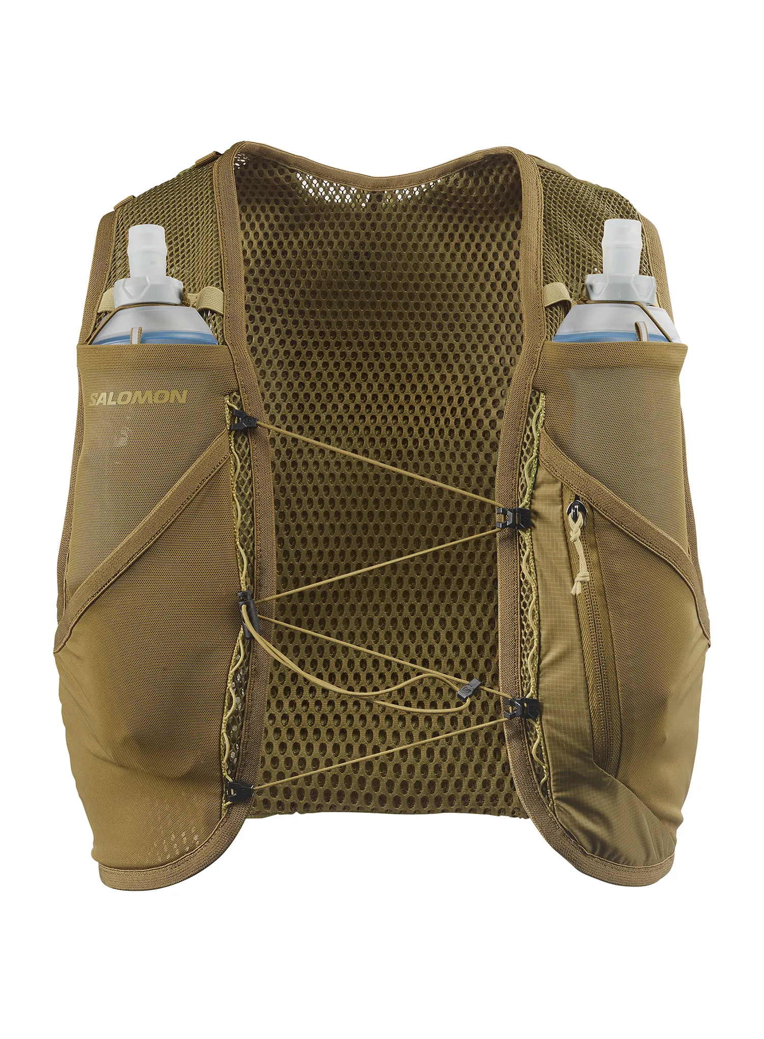 Bėgimo liemenė Salomon Active Skin 4 Set - brilliant olive/willow