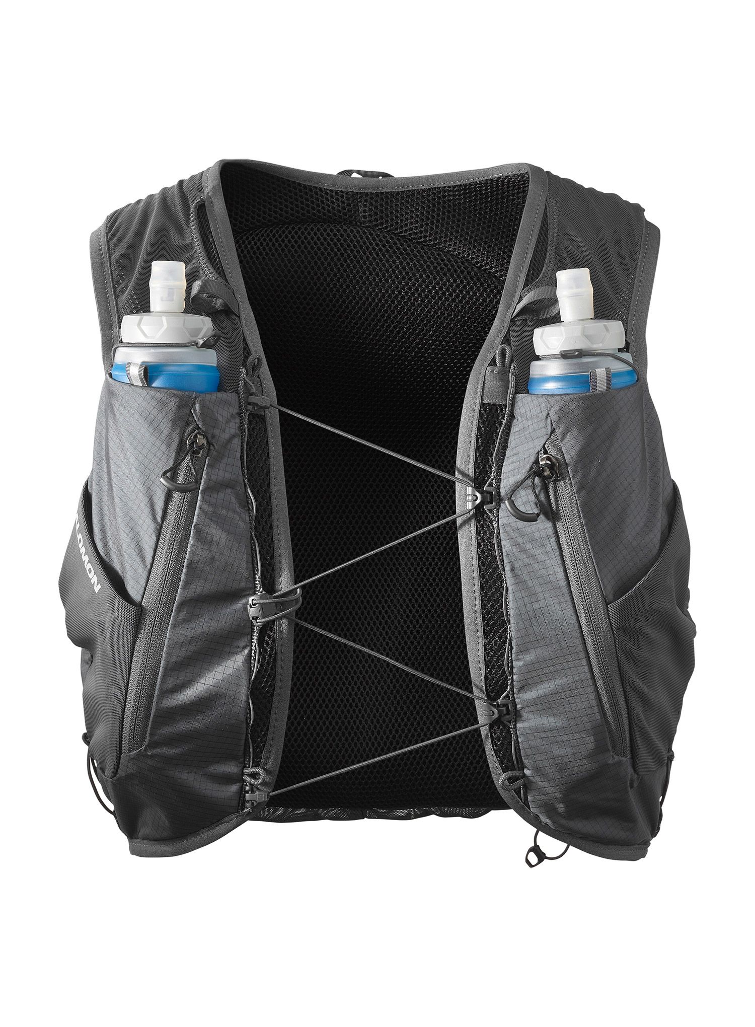 Bėgimo liemenė Salomon Adv Skin X Season 15 Set - ebony/alloy
