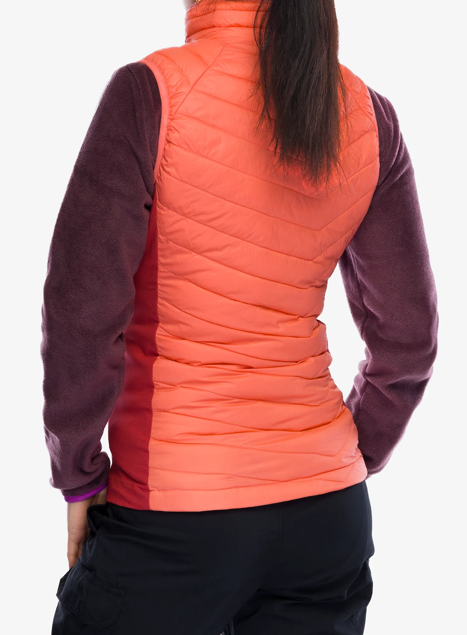 Moteriška liemenė Columbia Powder Pass II Hybrid Vest - alpenglow/daredevil