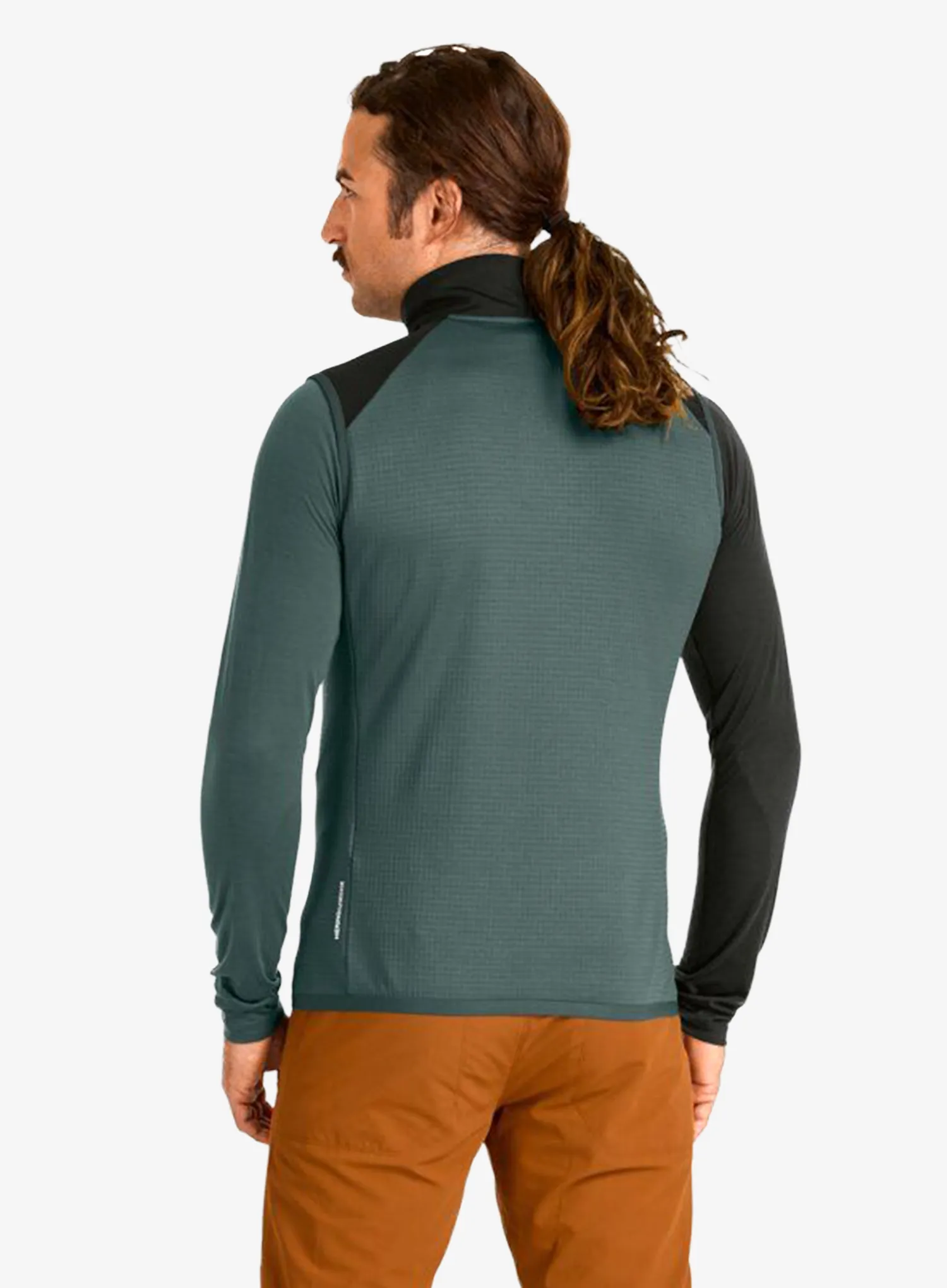 Liemenė Ortovox Fleece Grid Vest - dark arctic grey
