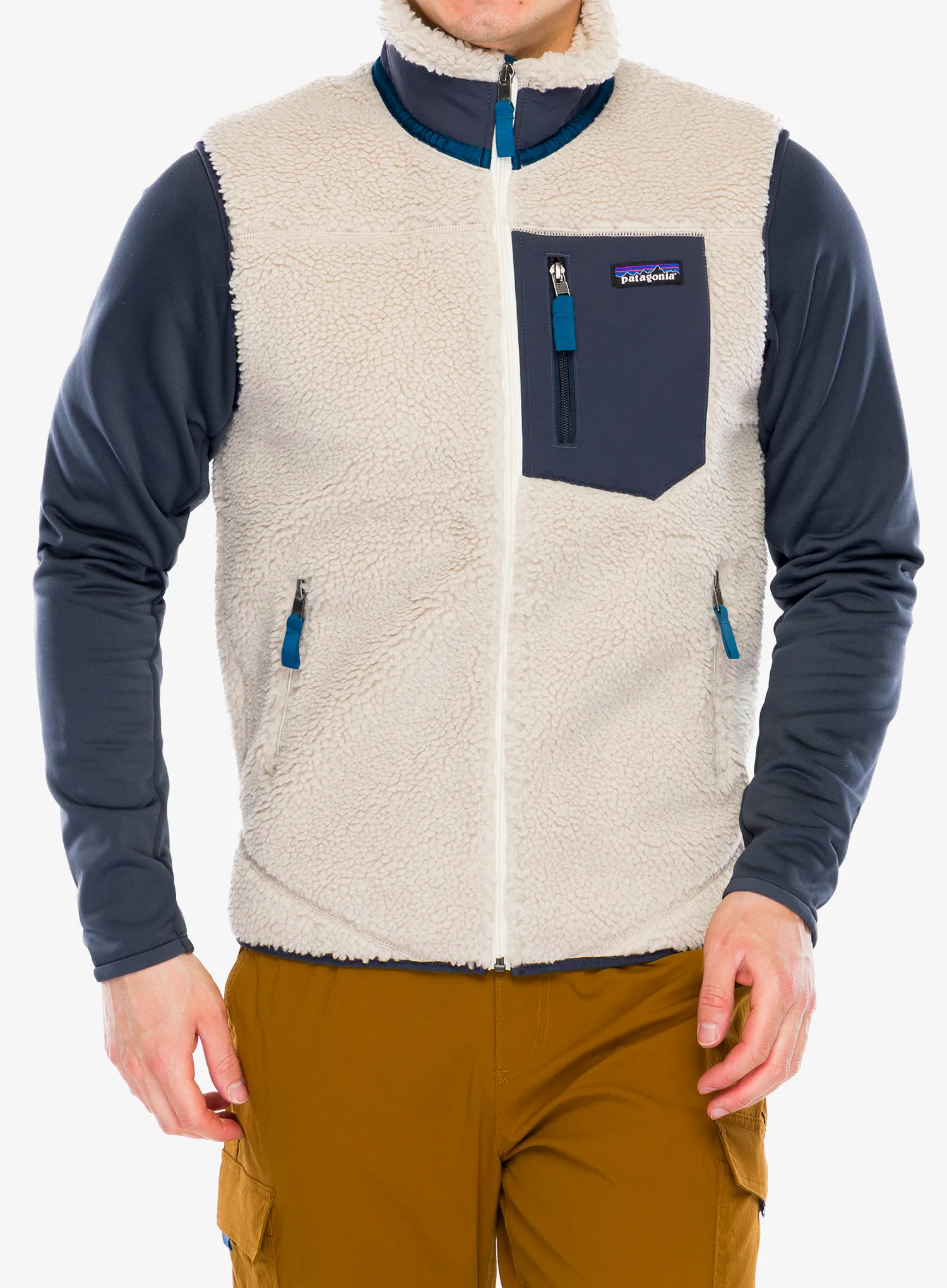 Liemenė Patagonia Calssic Retro-X Vest - natural/smolder blue