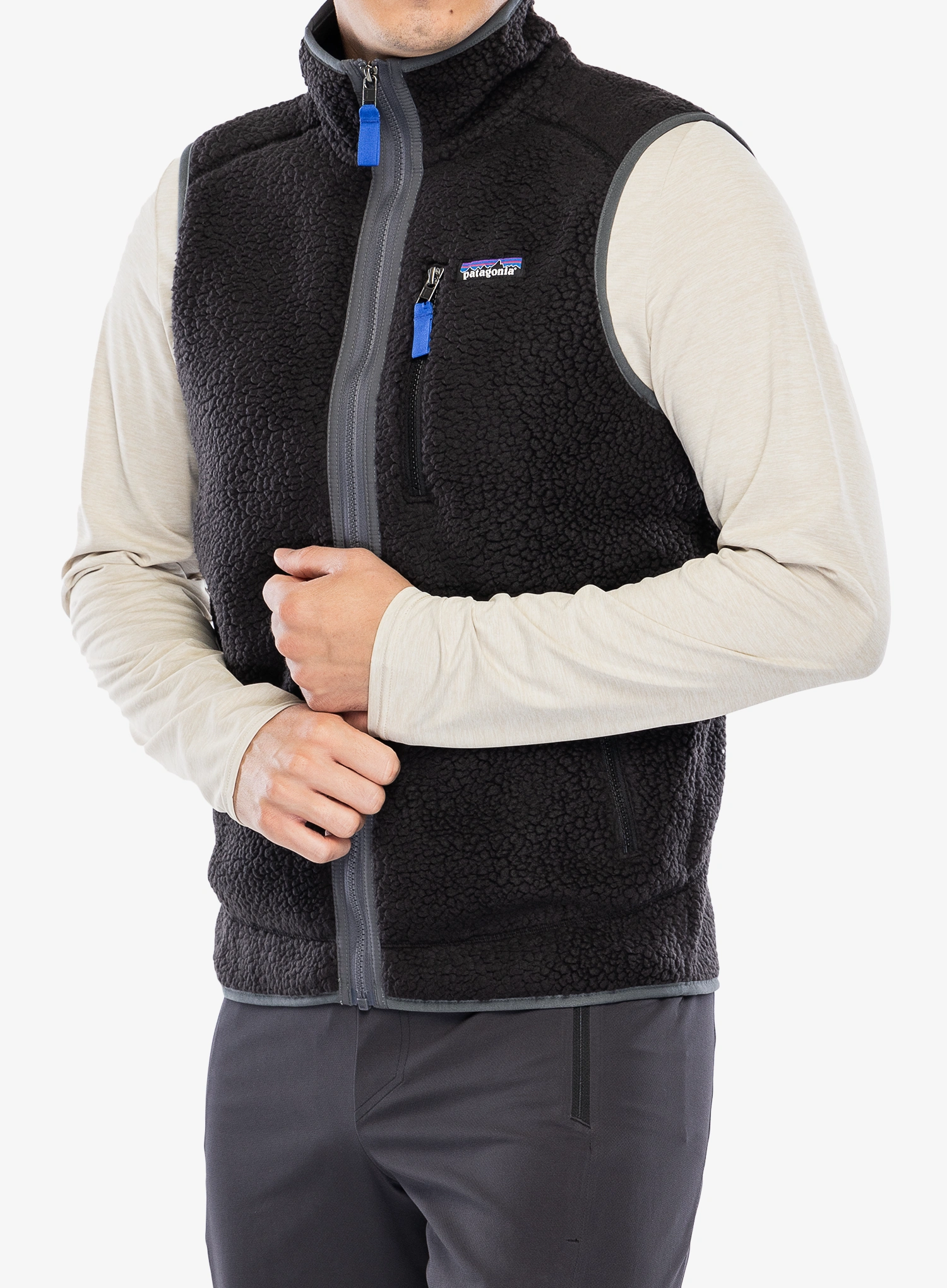 Liemenė Patagonia Retro Pile Vest - black/forge grey