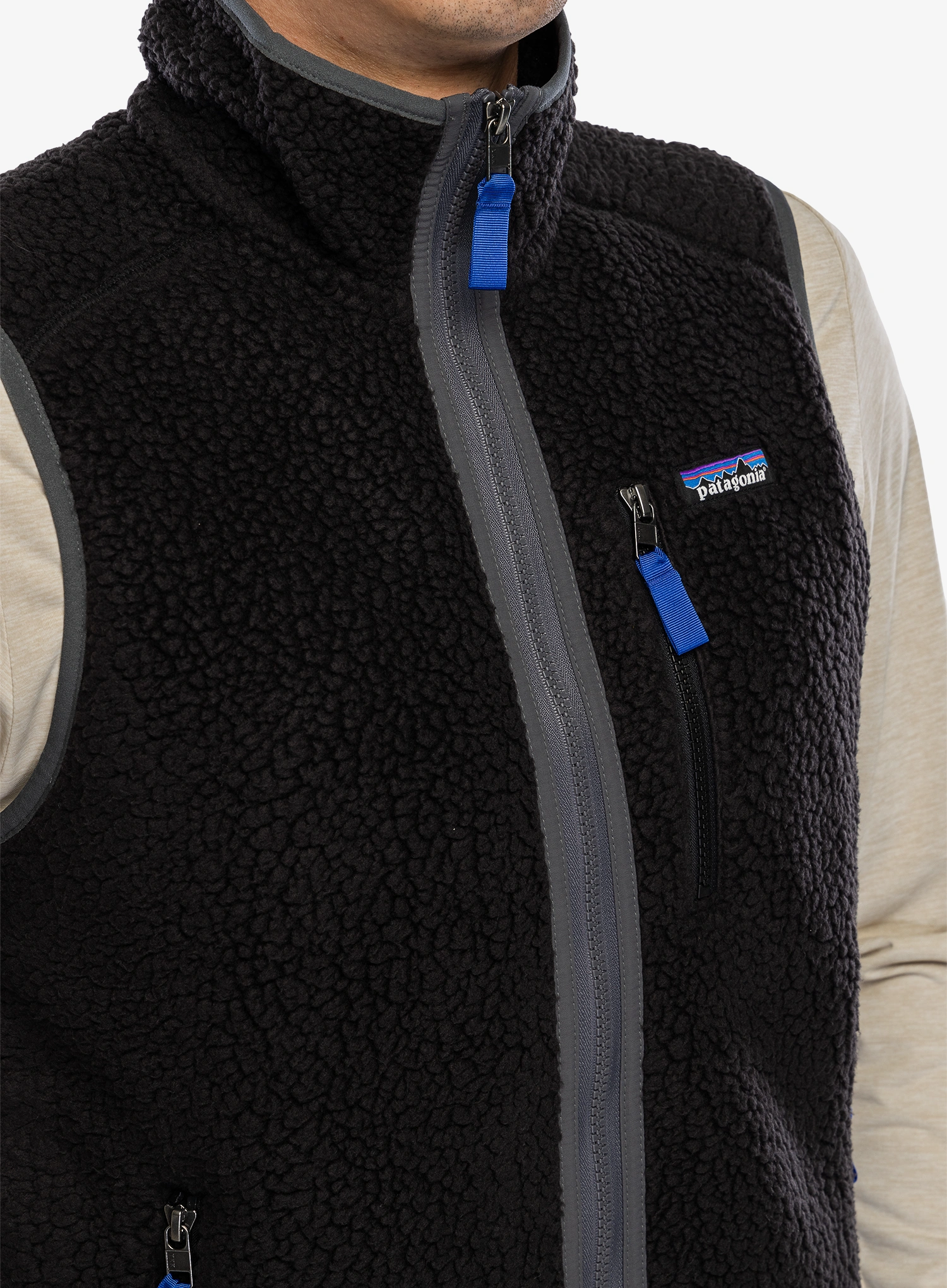 Liemenė Patagonia Retro Pile Vest - black/forge grey