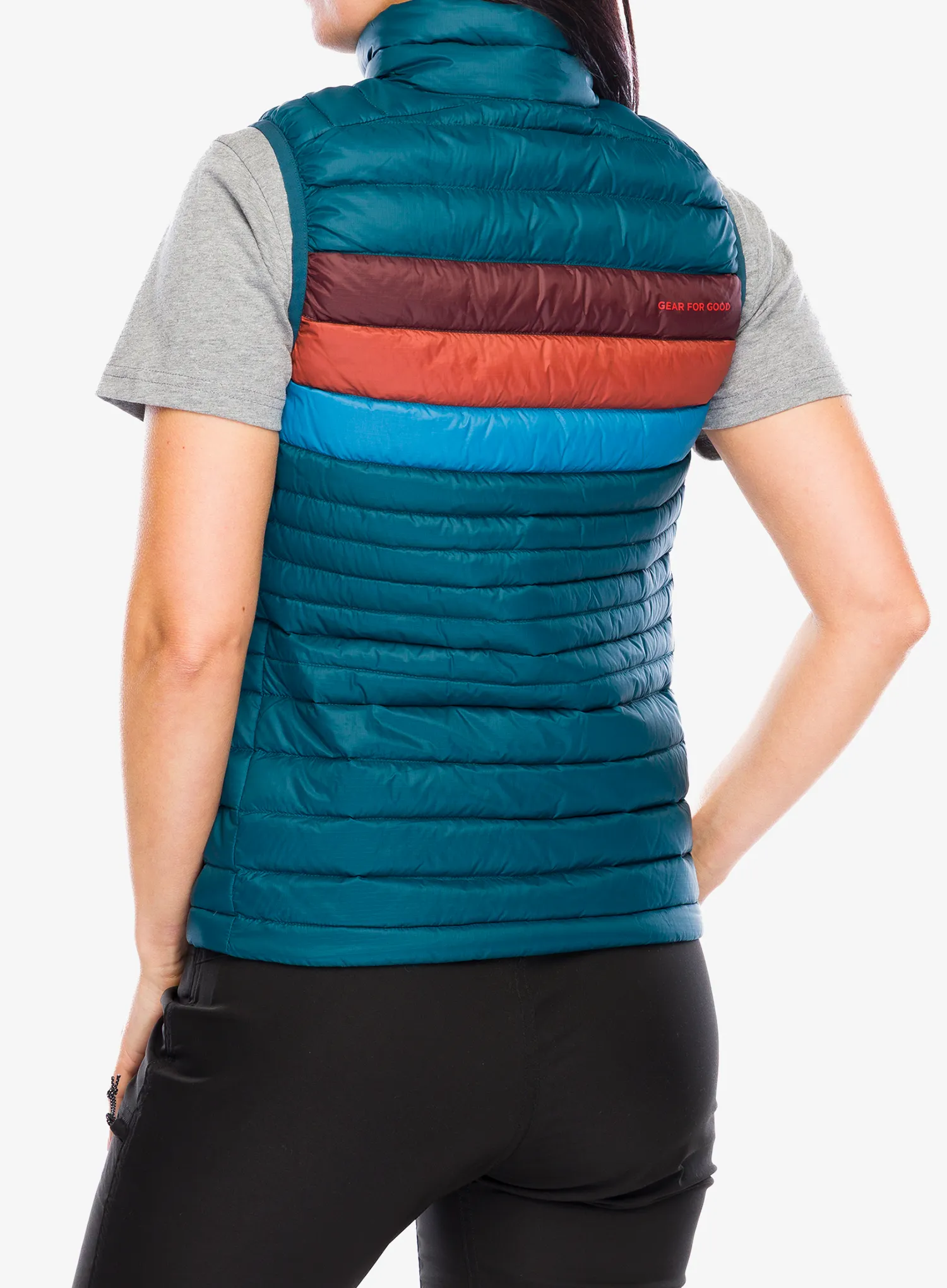 Pūkinė liemenė moteriška Cotopaxi Fuego Down Vest - abyss stripes