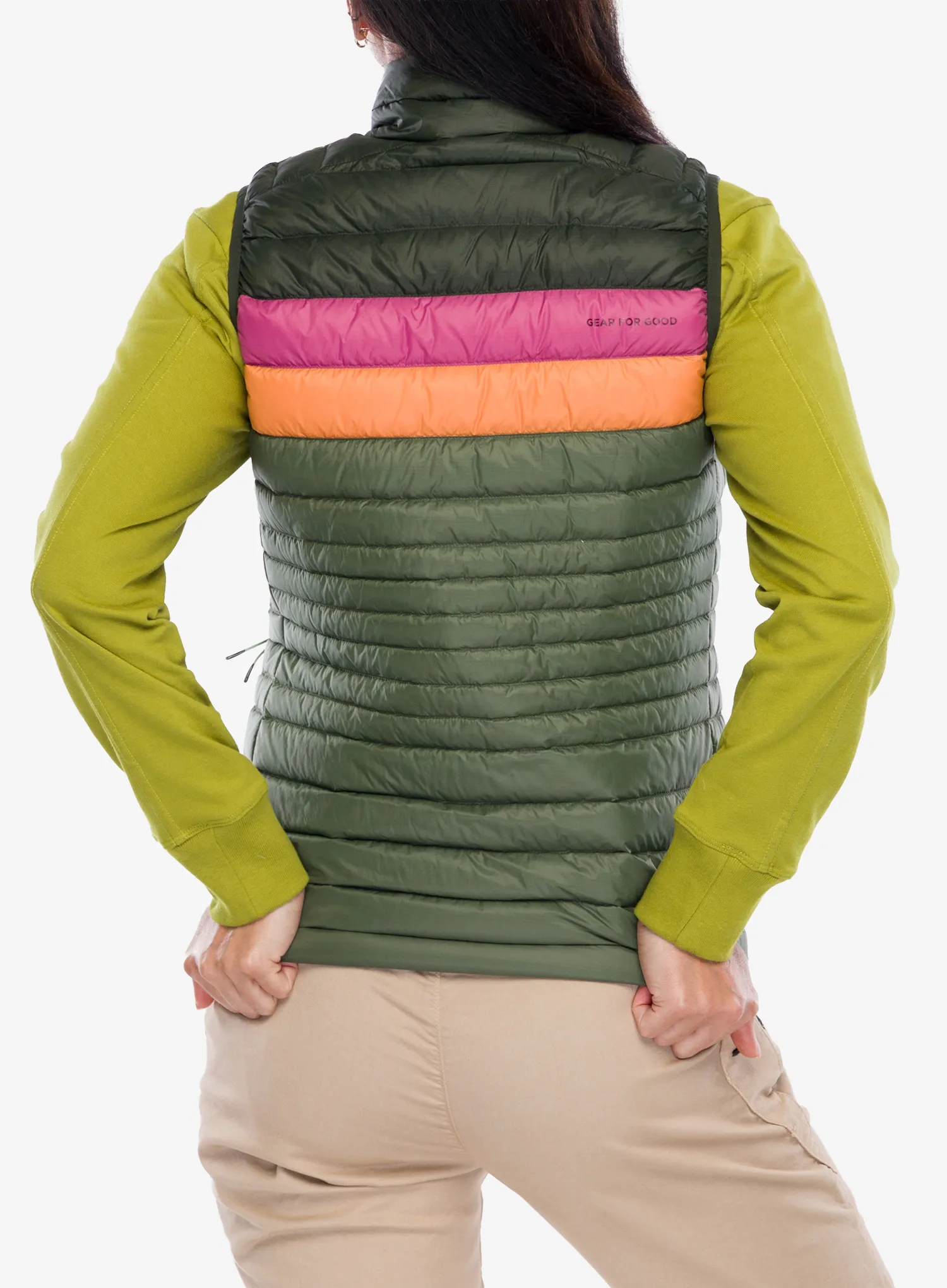 Pūkinė liemenė moteriška Cotopaxi Fuego Down Vest - woods/fatigue