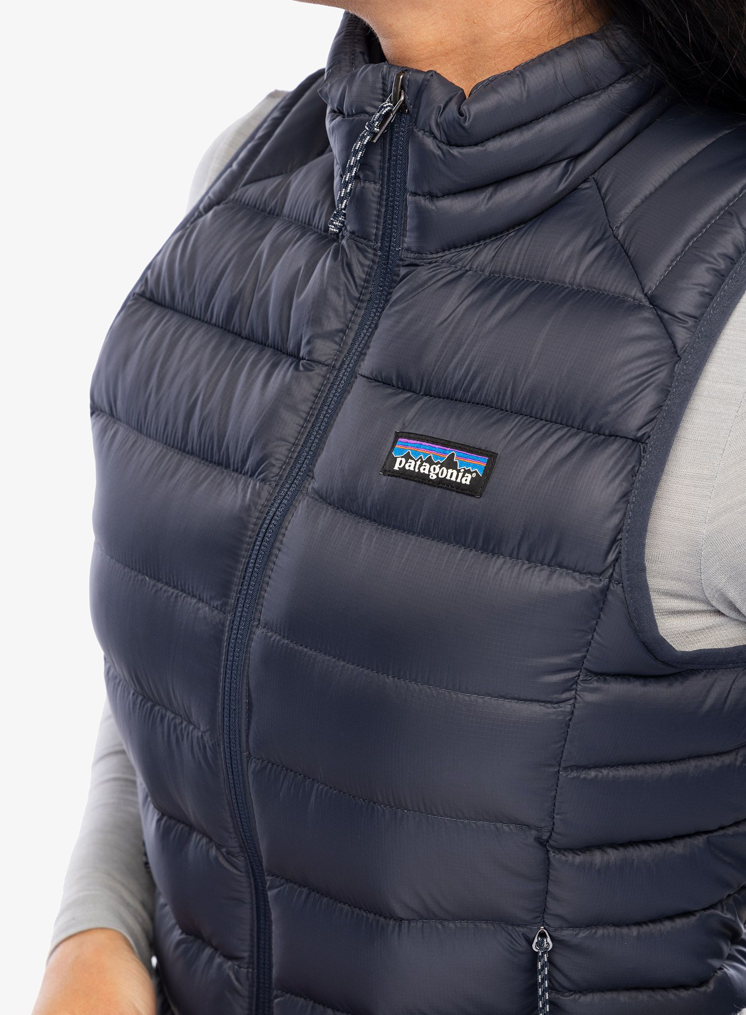 Pūkinė liemenė moteriška Patagonia Down Sweater Vest - smolder blue