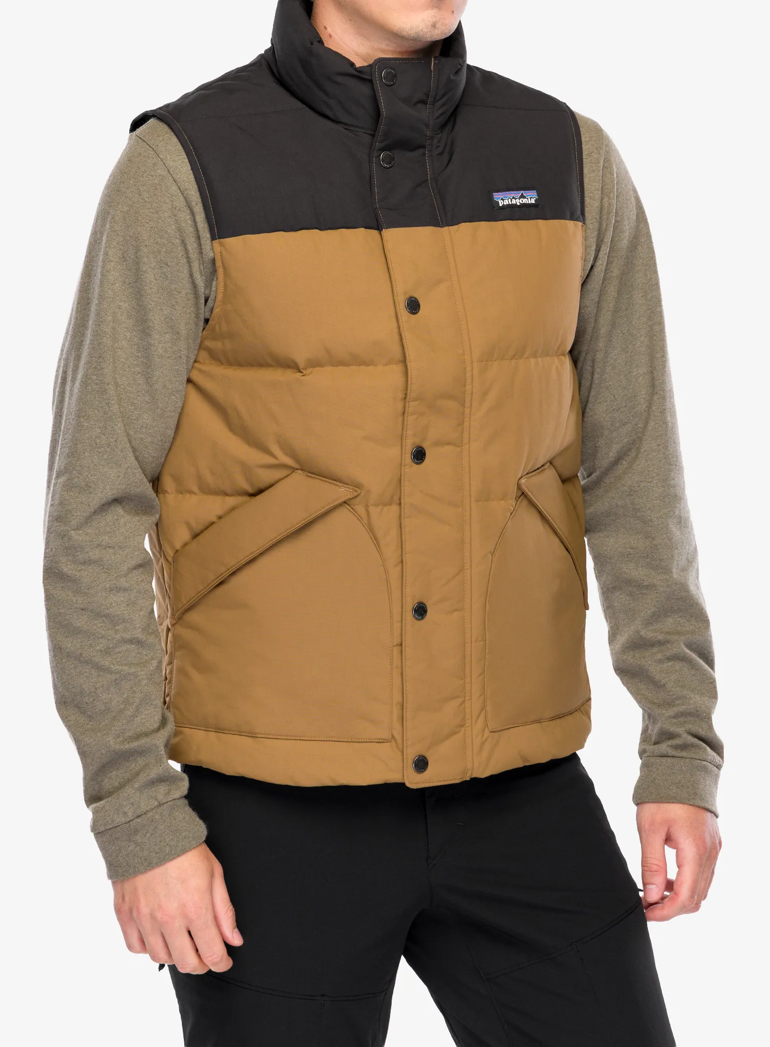 Pūkinė liemenė Patagonia Downdrift Vest - coriander brown