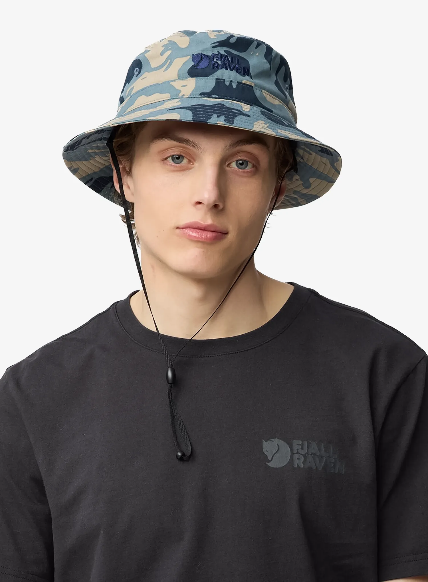 Skrybėlė Fjallraven Vardag Bucket Hat - nimbus blue/fossil