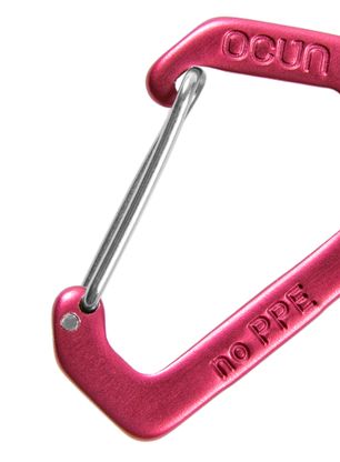 Karabinas raktams Ocun Mini Hex - red