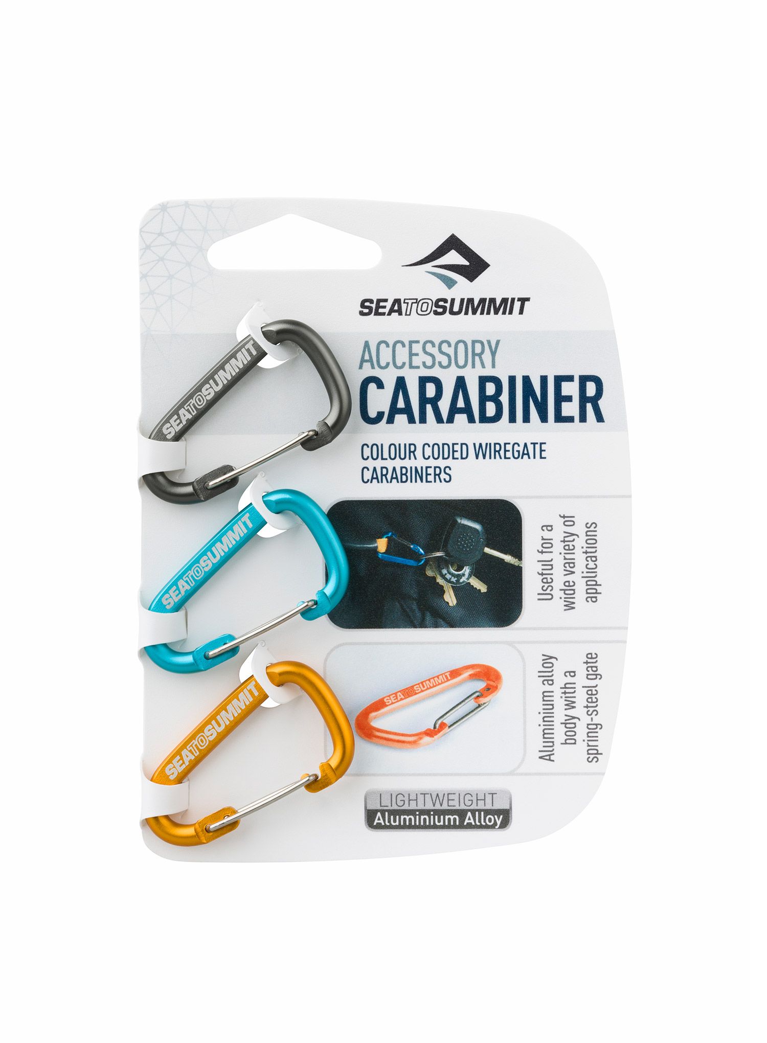 Karabinas Sea To Summit Accessory Carabiner Set 3pcs