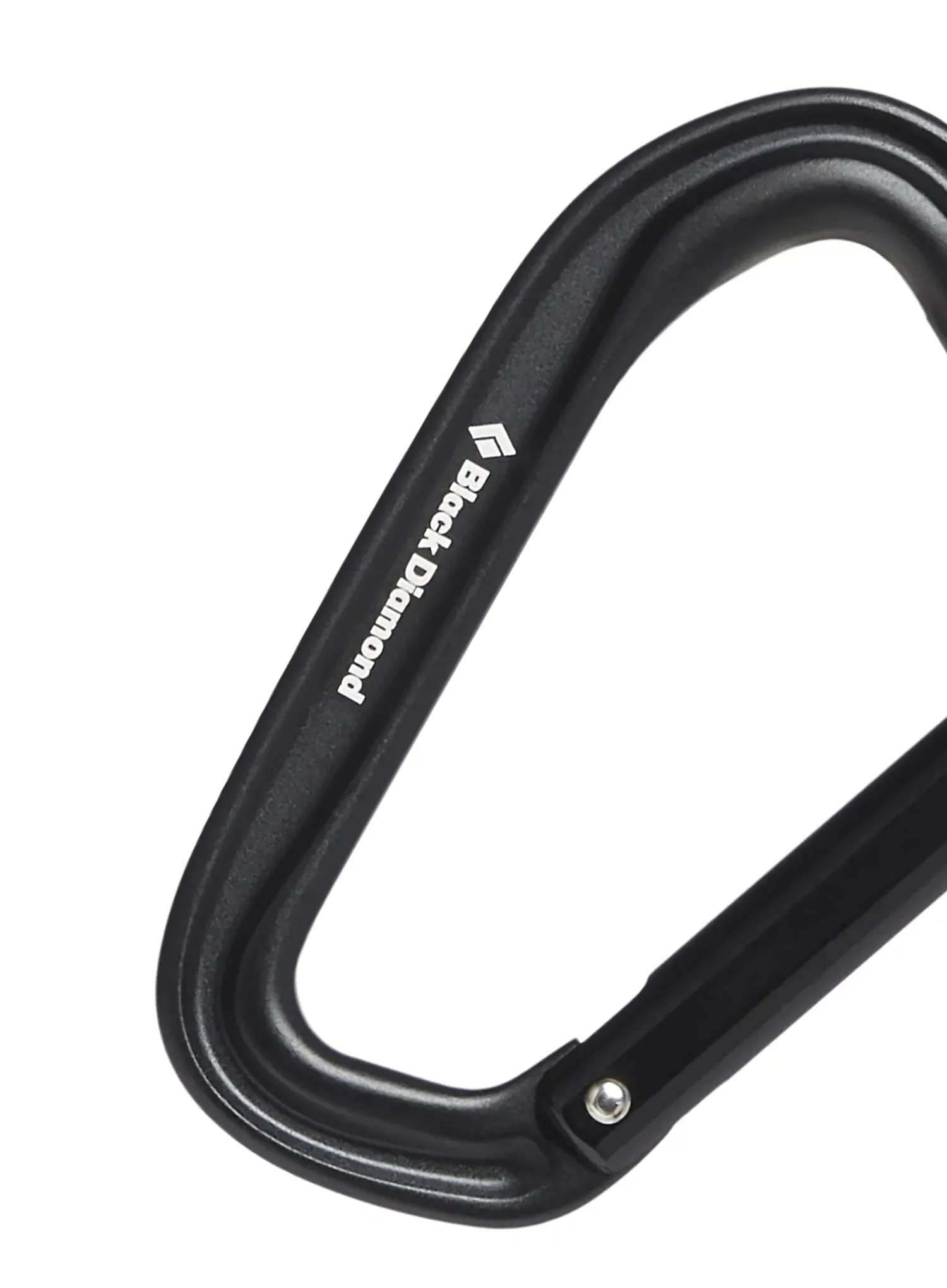Karabinas Black Diamond HotForge Straight Gate - black