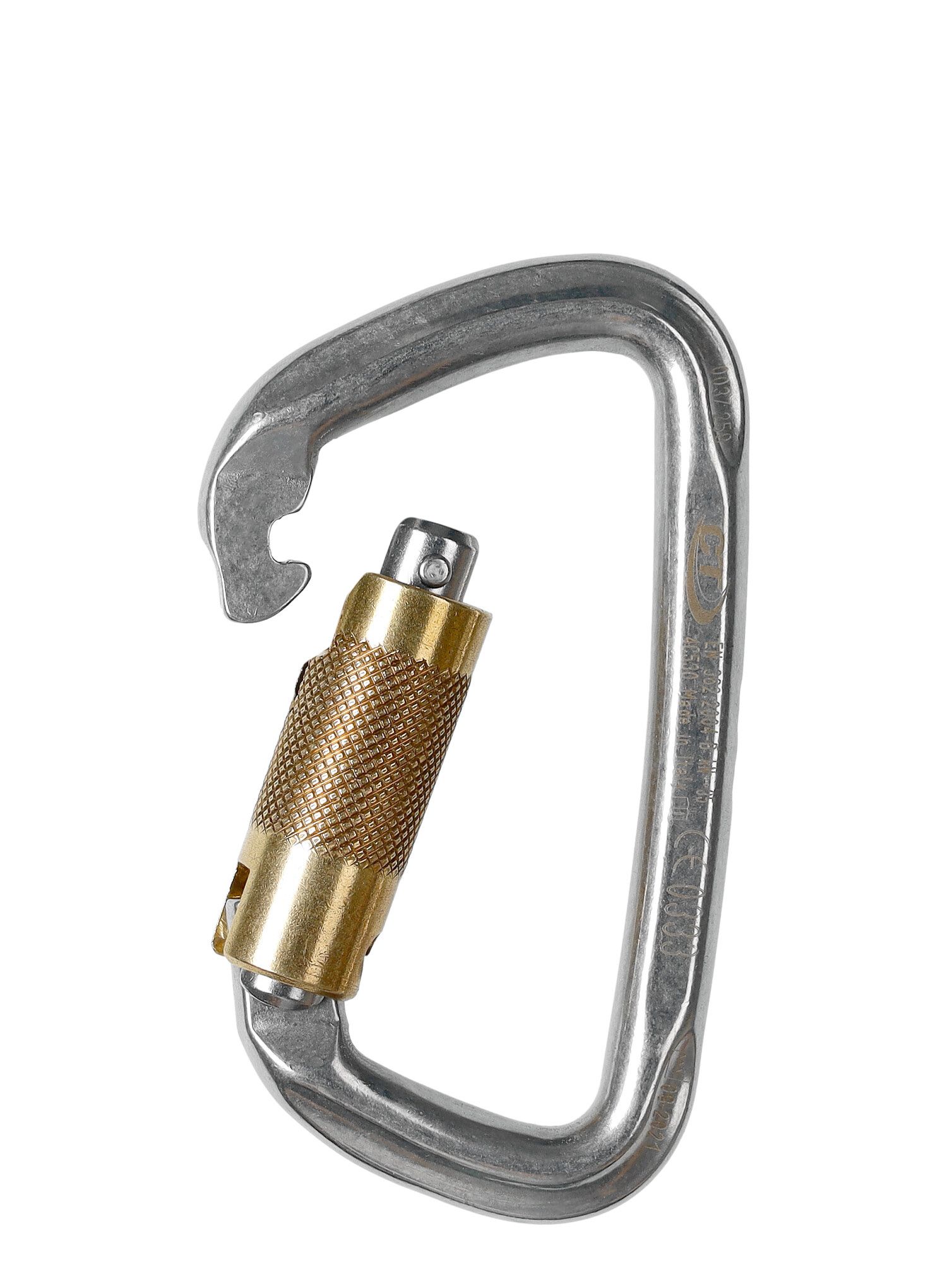 Karabinas Climbing Technology/SKYLOTEC D-Shape Stainless Steel TG - steel