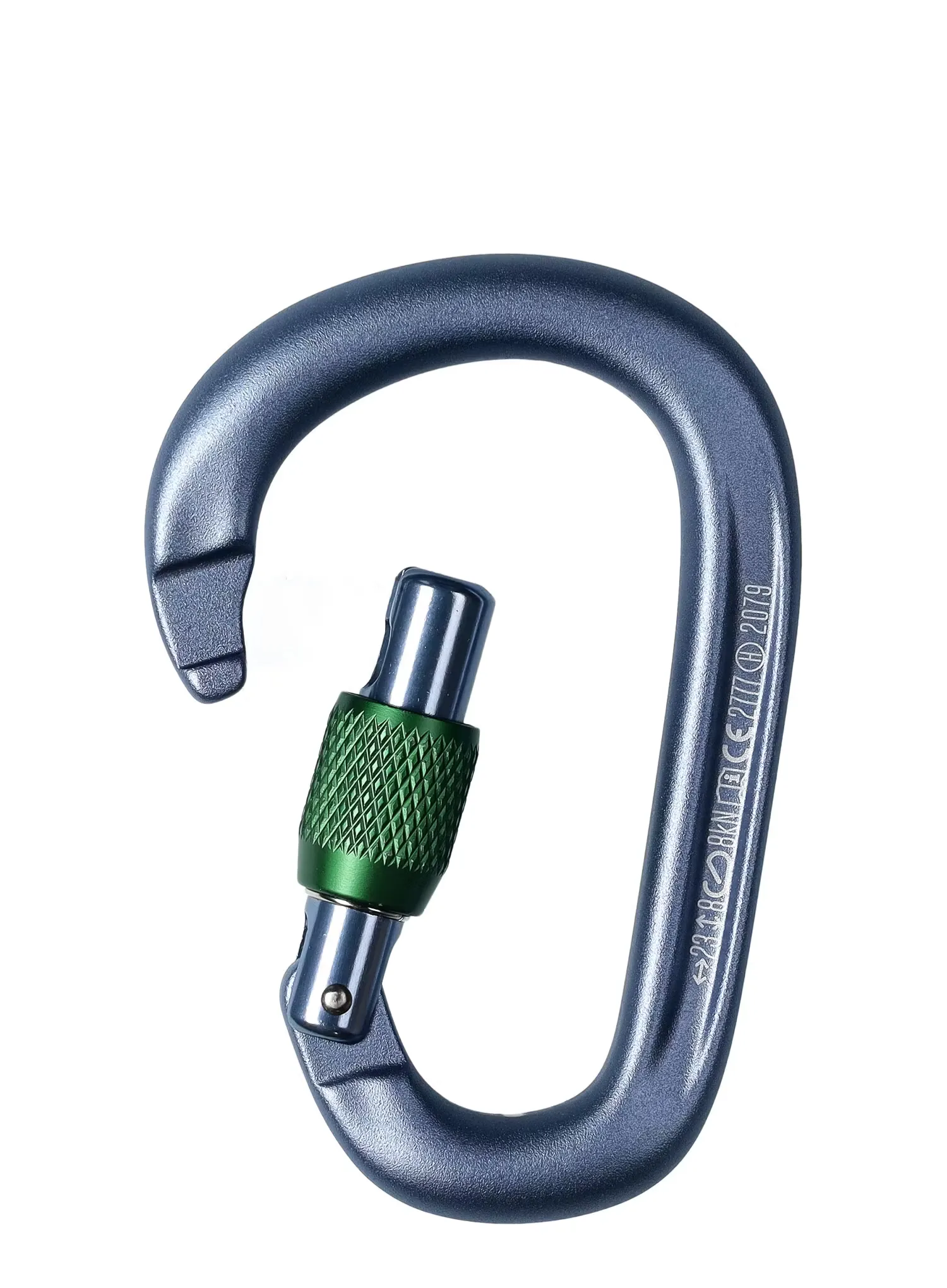 Karabinas Black Diamond Pearlock Screwgate - gray