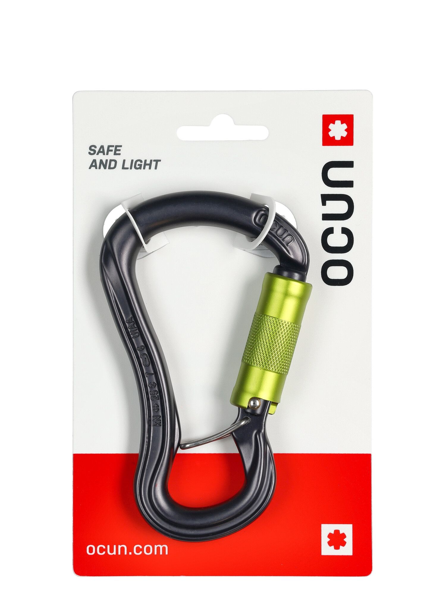 Karabinas Ocun Condor HMS Twist - anthracite/green