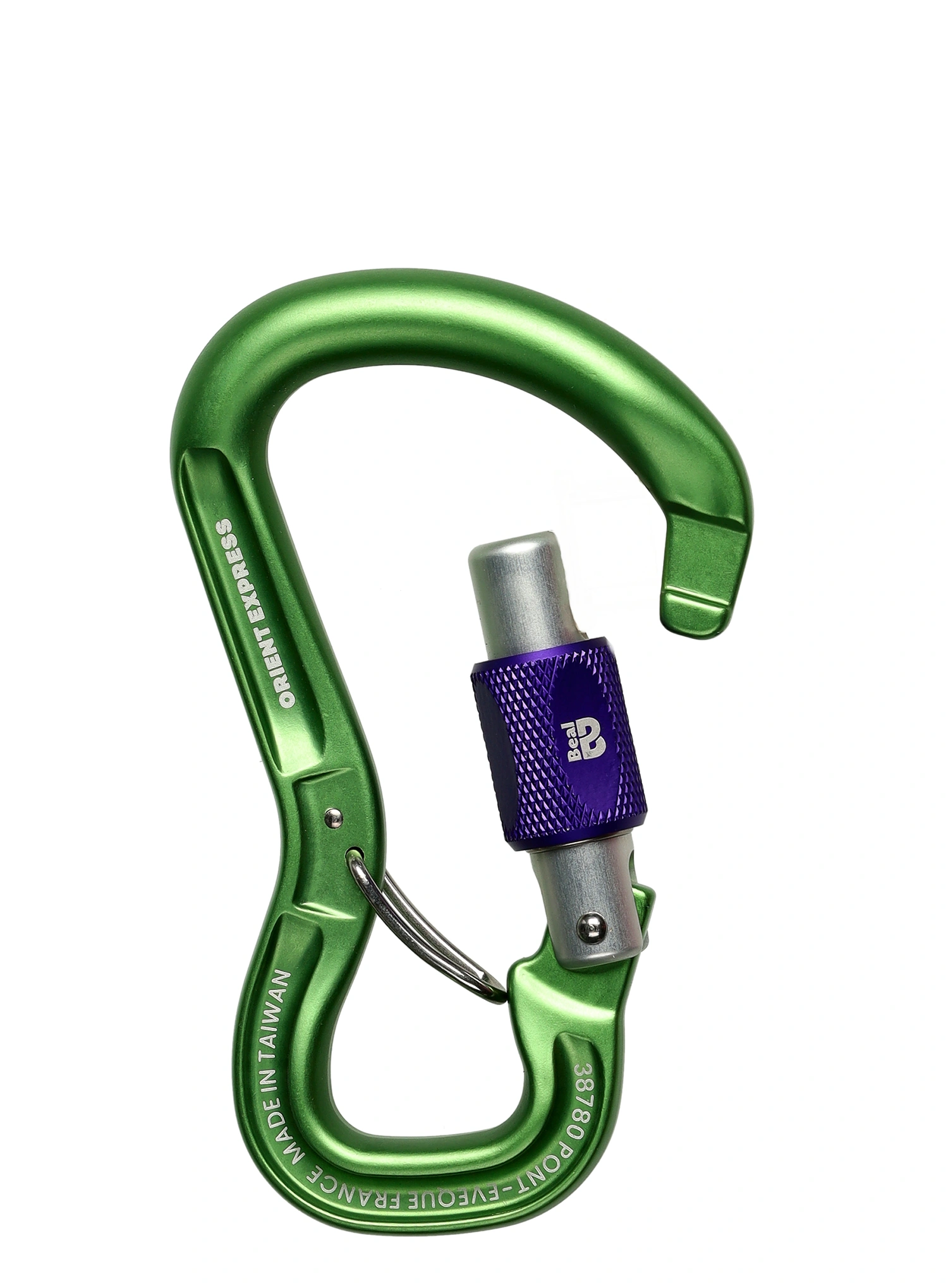 Karabinas Beal Orient Express - green/green