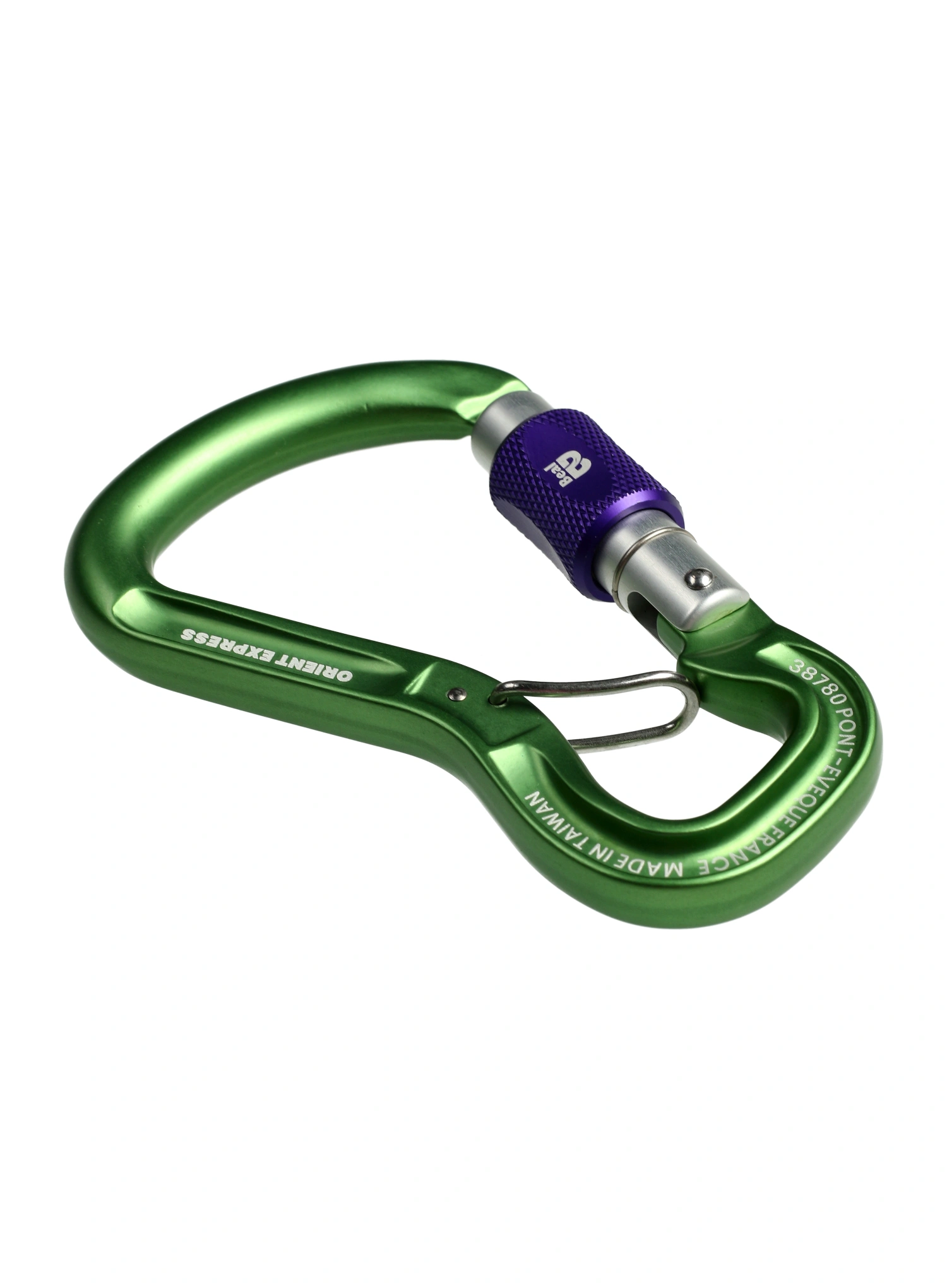 Karabinas Beal Orient Express - green/green