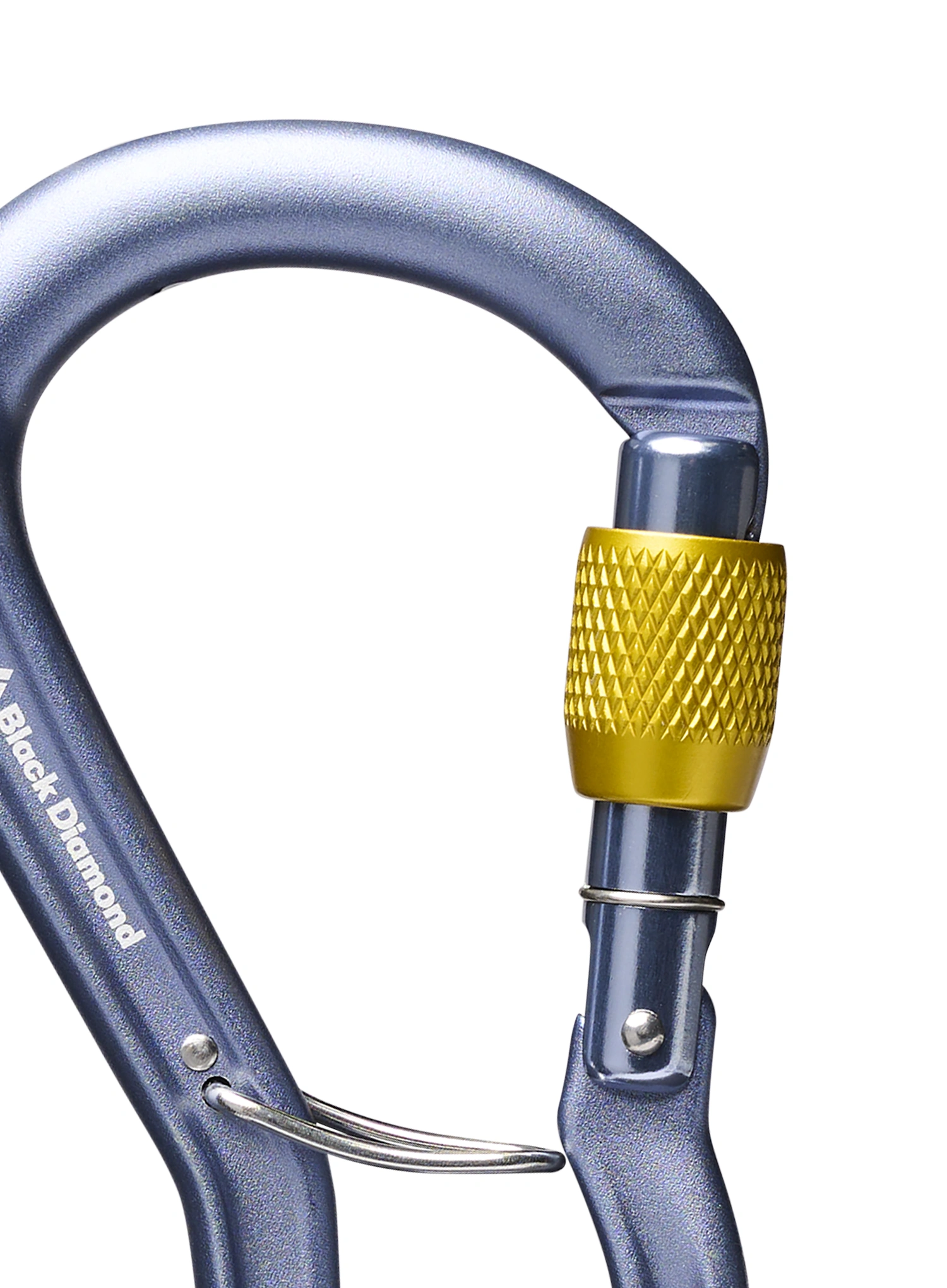 Karabinas Black Diamond Gridlock Screwgate Carabiner - gray