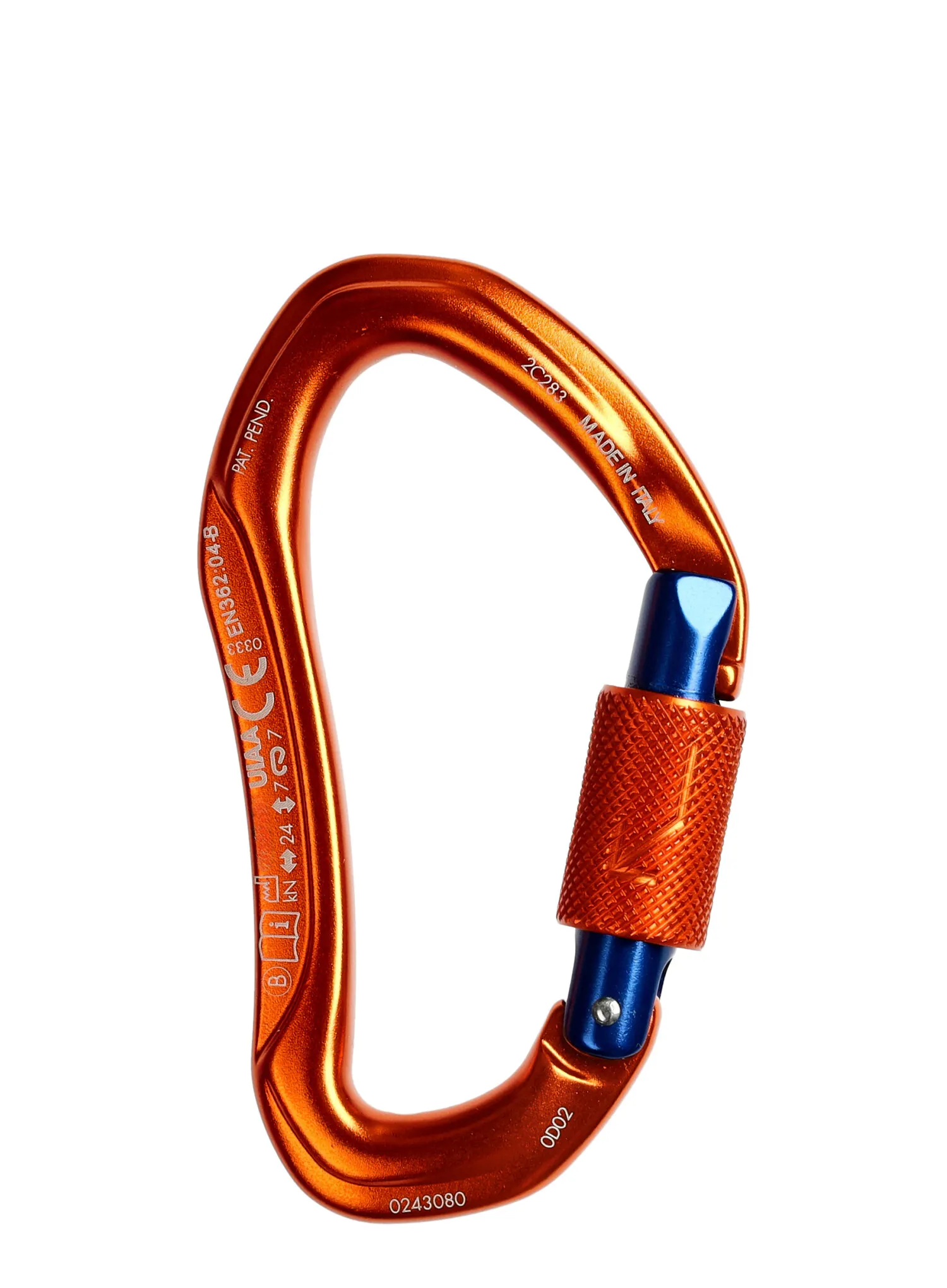 Karabinas Climbing Technology/SKYLOTEC Morfo BG - orange/blue