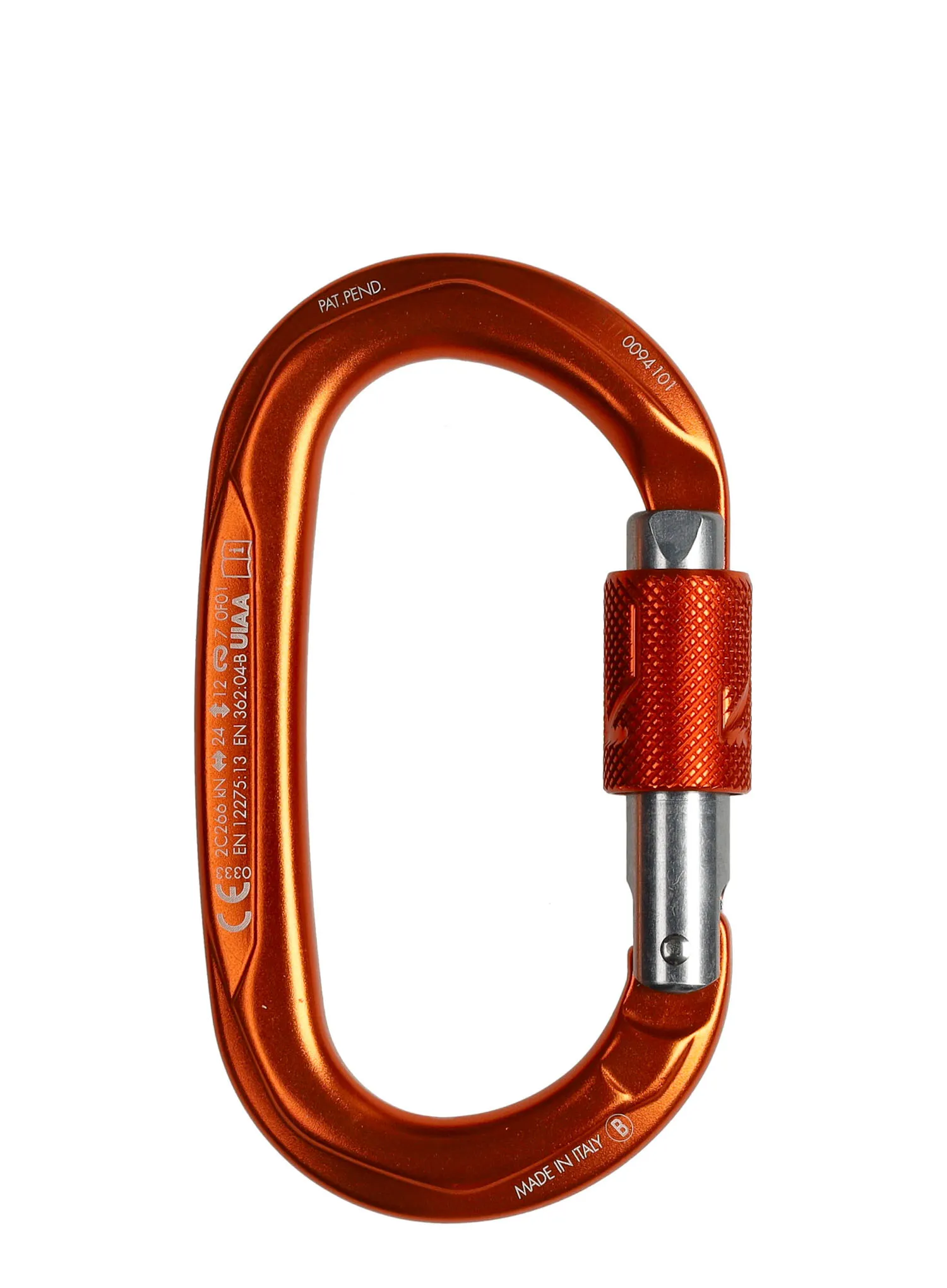 Karabinas SKYLOTEC Obx BG - titanium/orange/titan