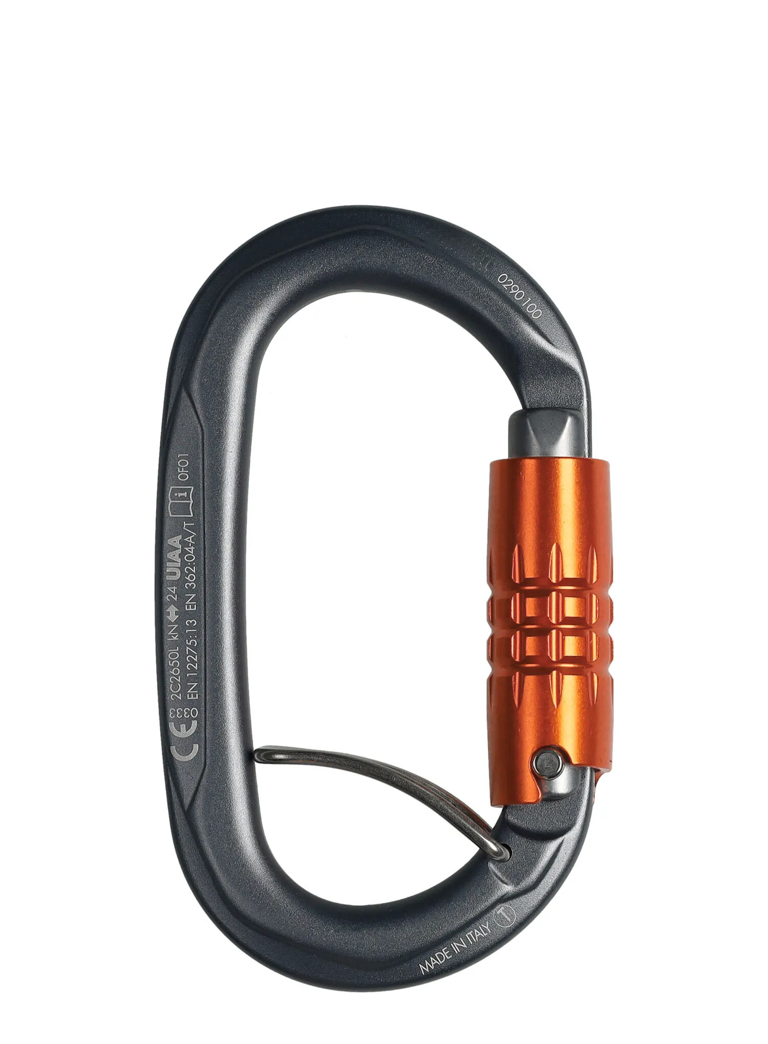 Karabinas SKYLOTEC Obx TGL - orange/gret/orange