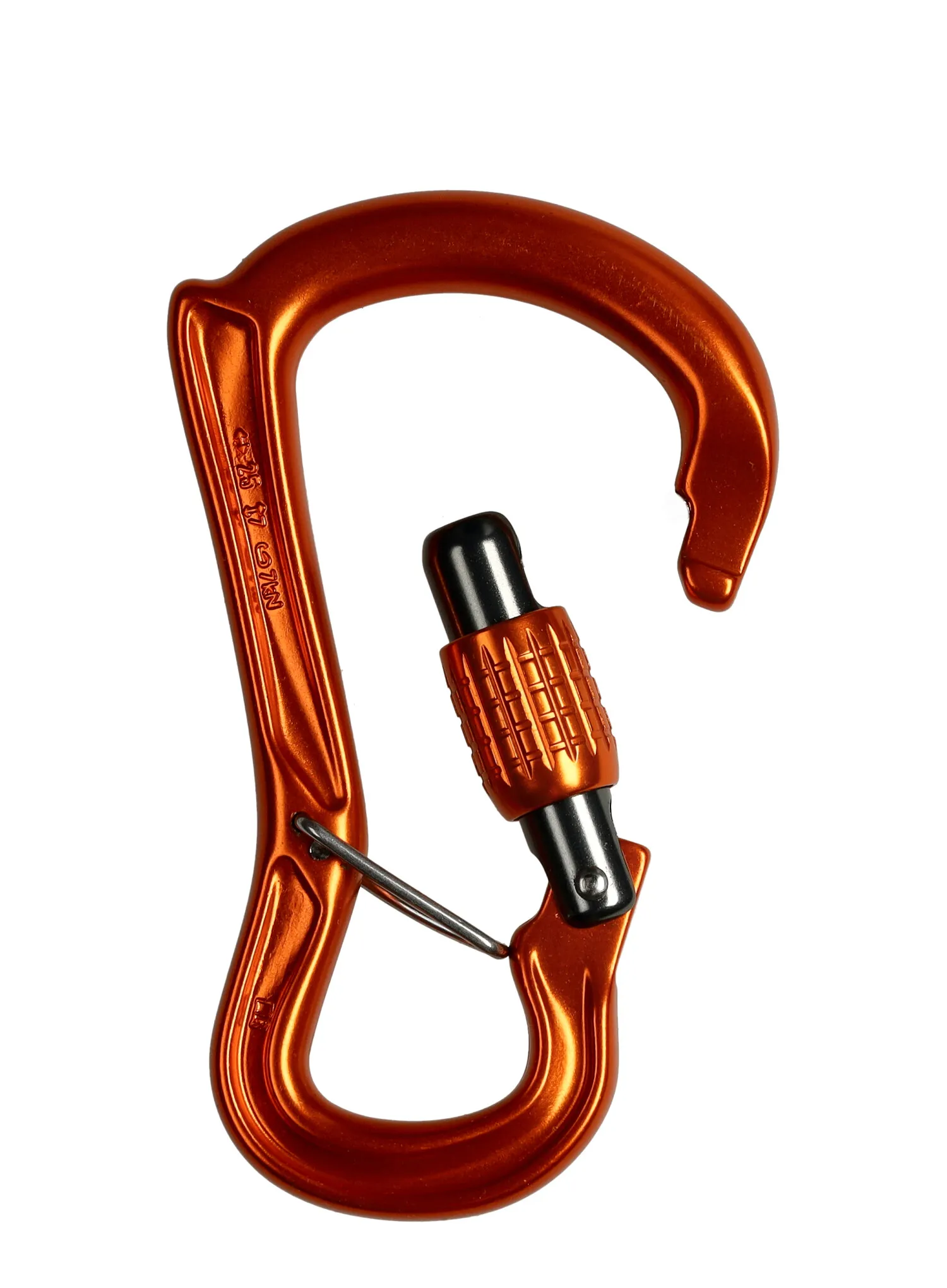 Karabinas DMM Ceros Screwgate - orange