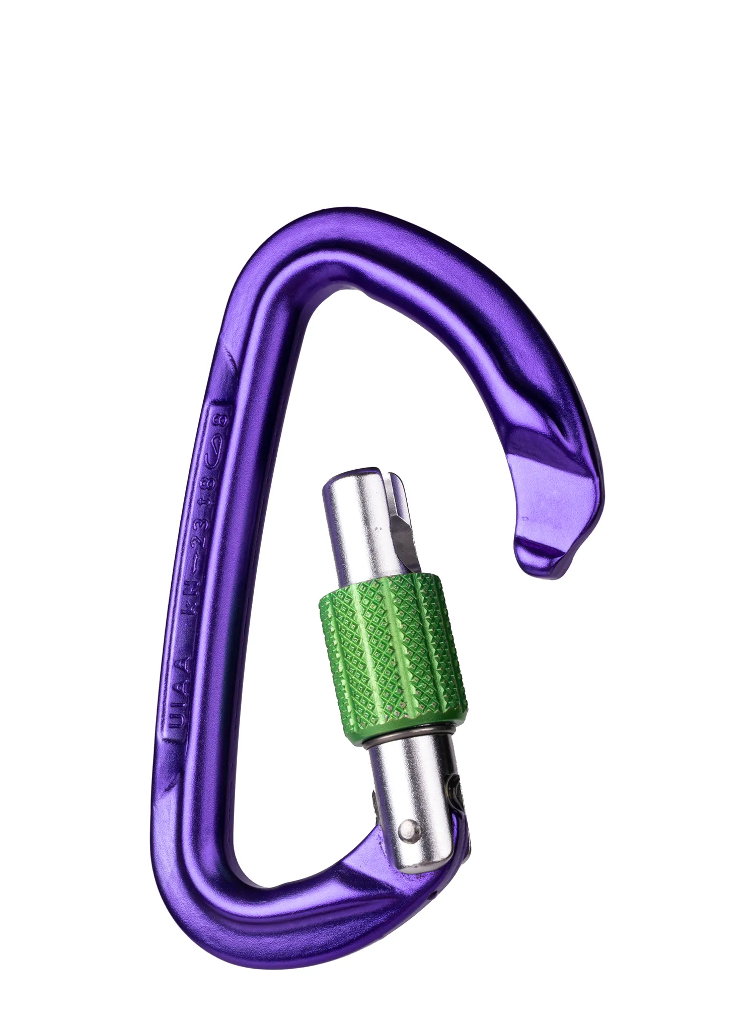 Karabinas Wild Country Session Screw Gate - purple/green