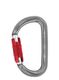 Karabinas Petzl Am'D Twist-Lock - red