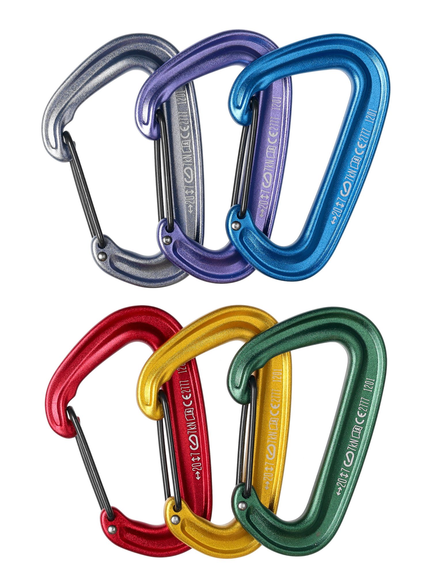 Karabinų rinkinys Black Diamond MiniWire Rackpack