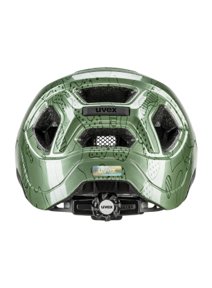 Dviračio šalmas vaikams Uvex React JR. - moss green altimeter