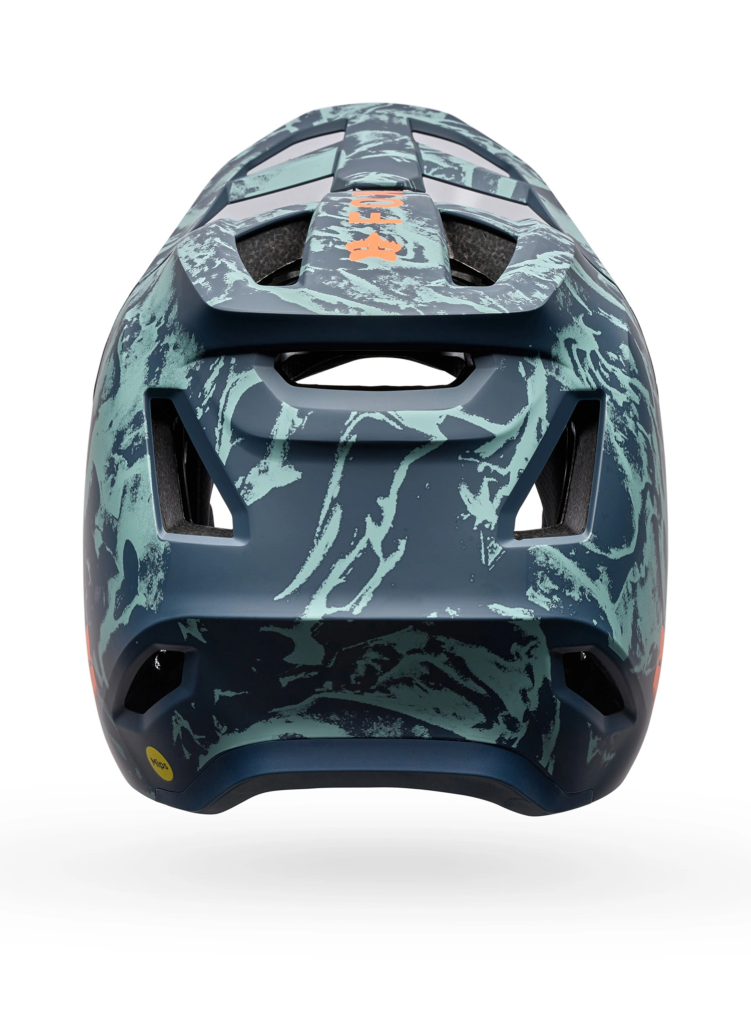 MTB šalmas Fox Rampage Img Print - arctic blue
