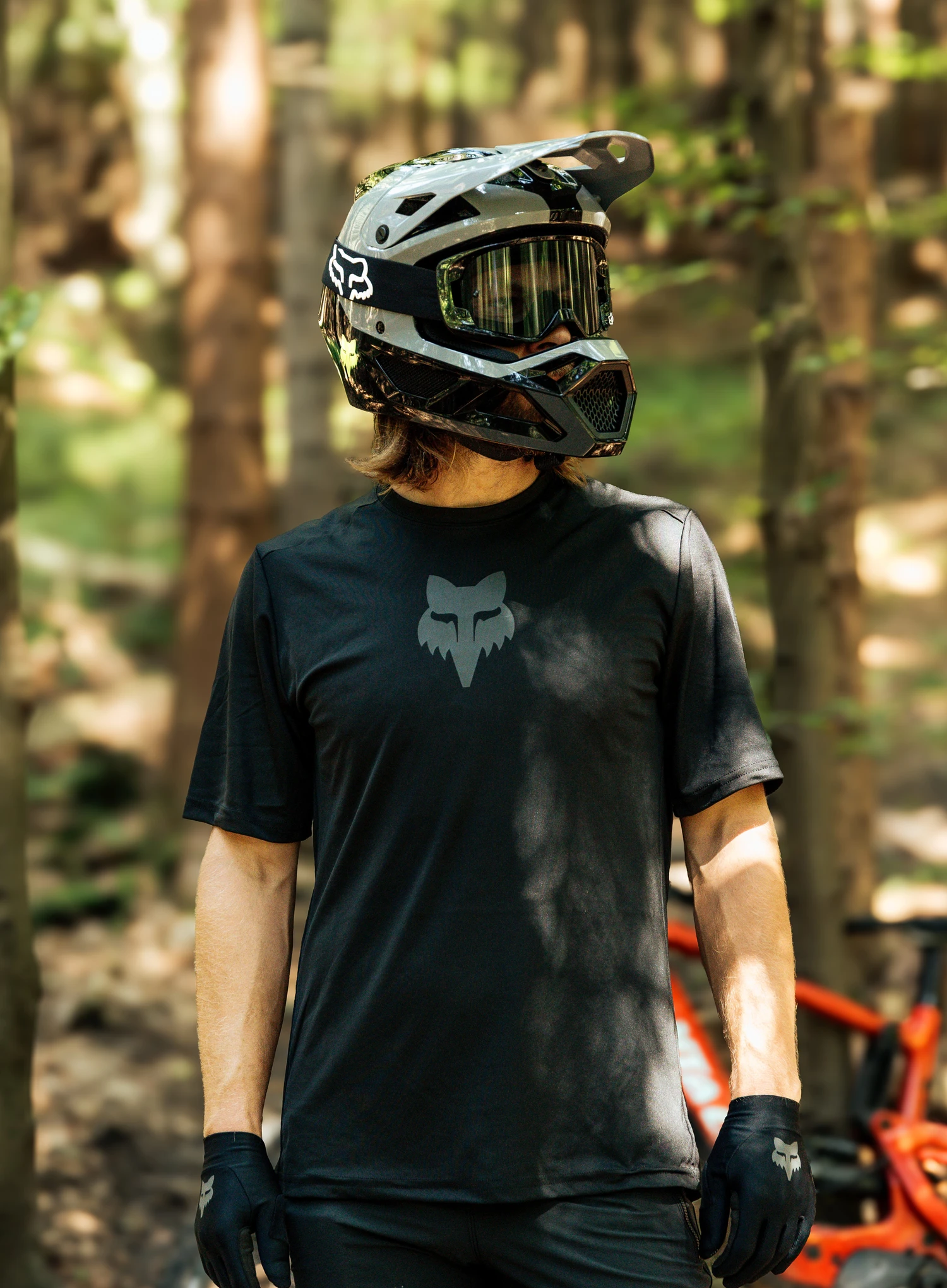 MTB šalmas Fox Rampage - matte black