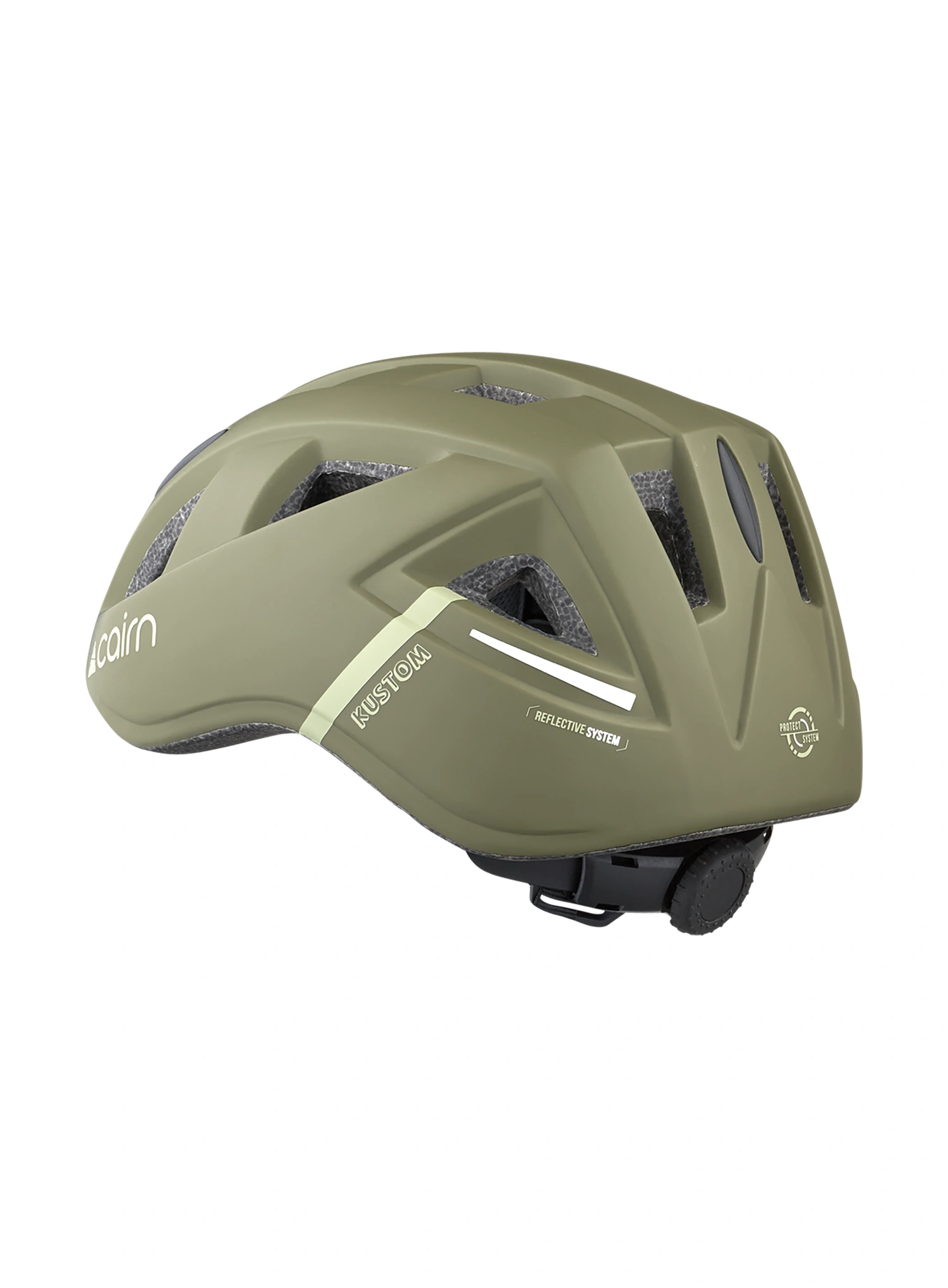 Dviračio šalmas vaikams Cairn Kustom - mat olive