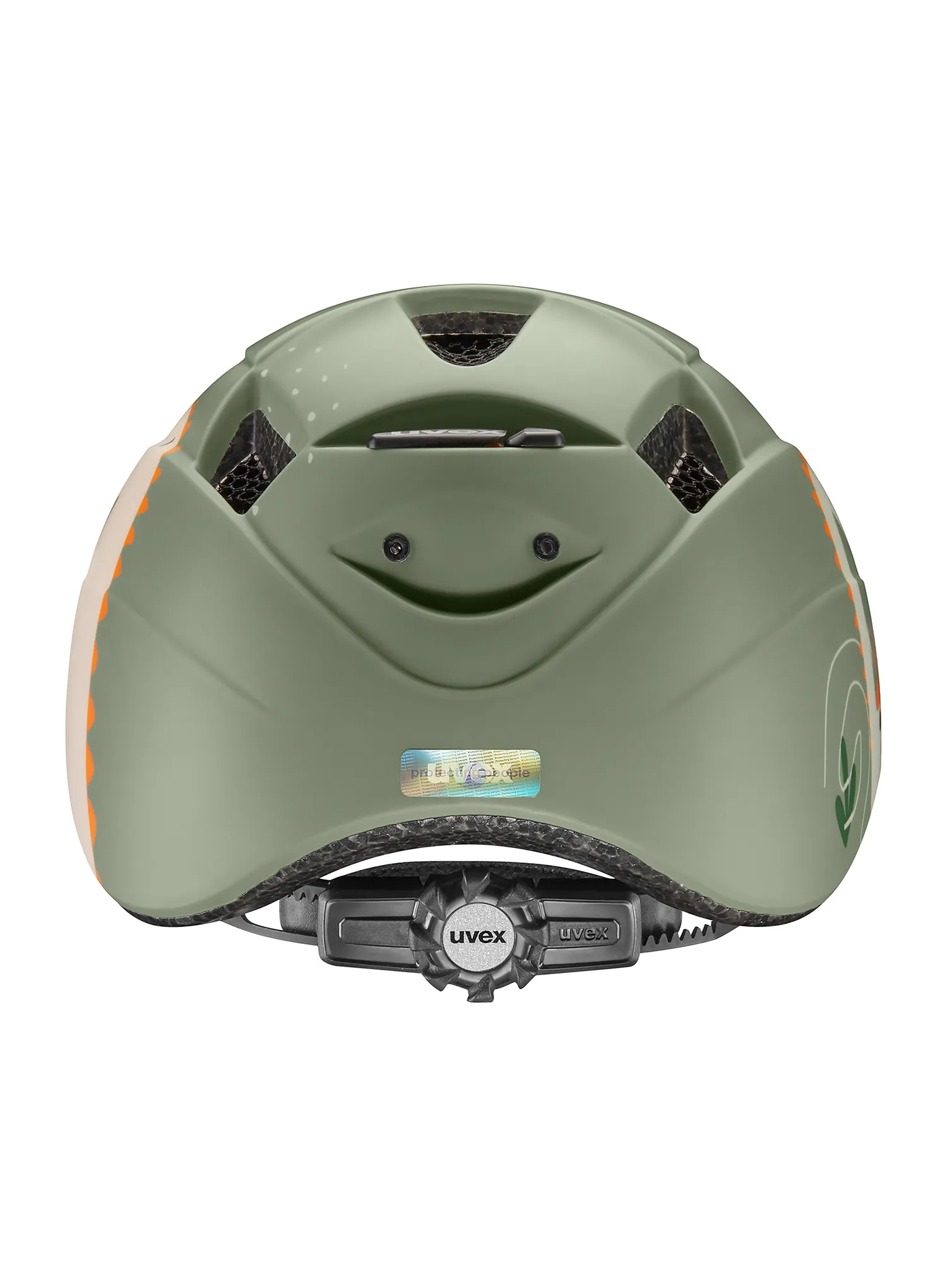 Dviračio šalmas vaikams Uvex Kid 2 CC - sage green dino matt