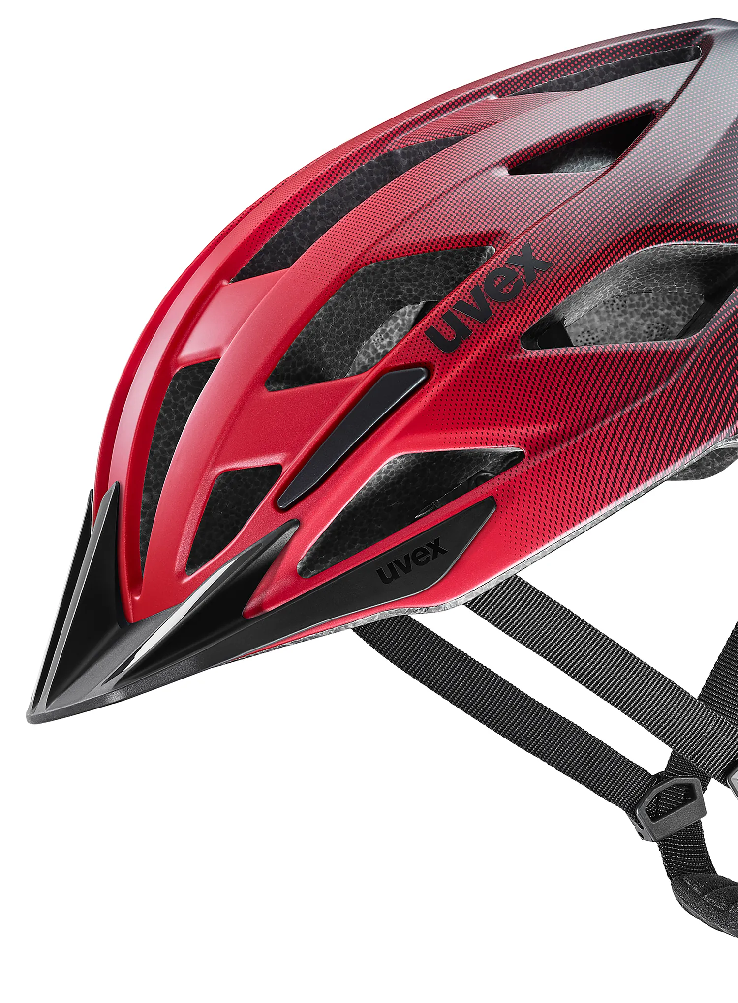 Dviratininko šalmas Uvex I-vo 2 - red/black matt