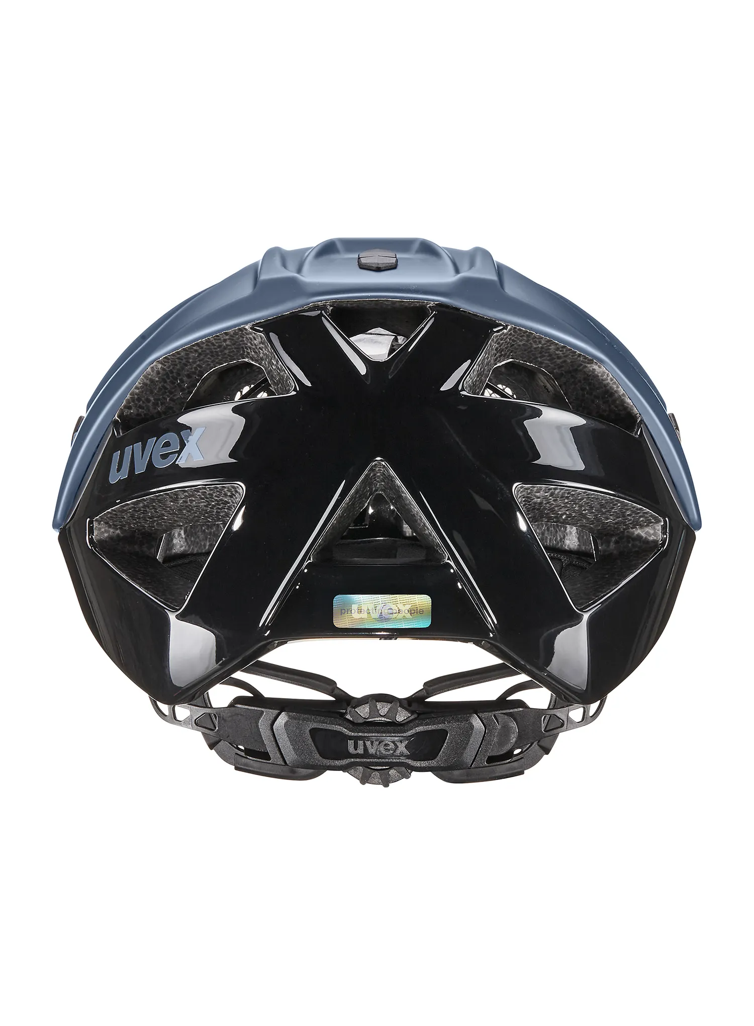 Dviratininko šalmas Uvex Quatro CC - dusk blue/black matt