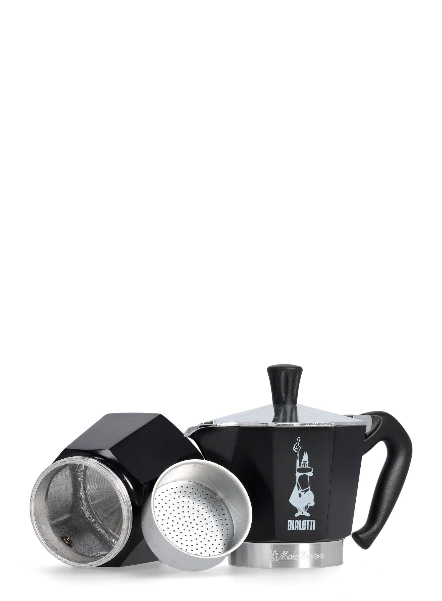 Turistinis kavos virimo aparatas Bialetti Moka Express 6TZ - black
